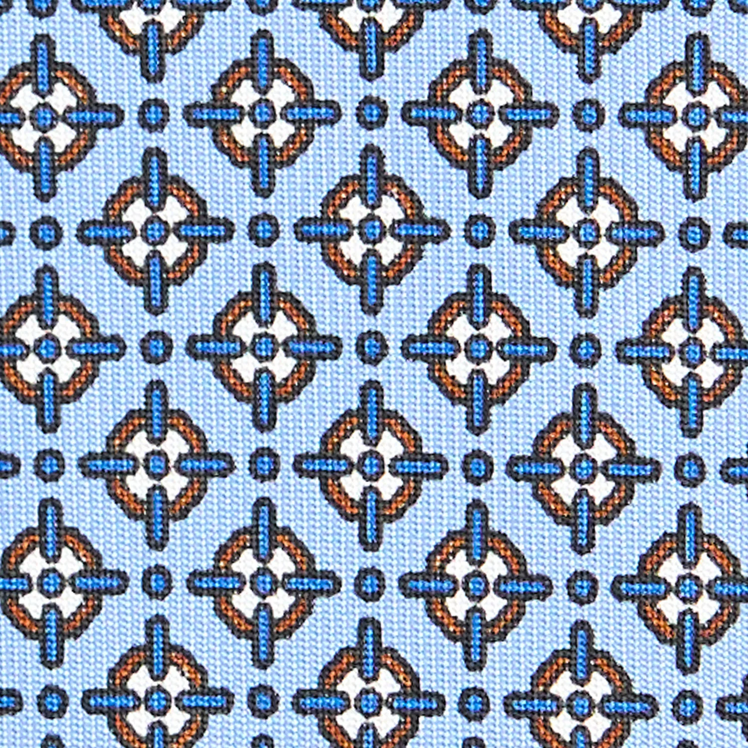 LIGHT BLUE CLASSIC SILK TIE - Image 5
