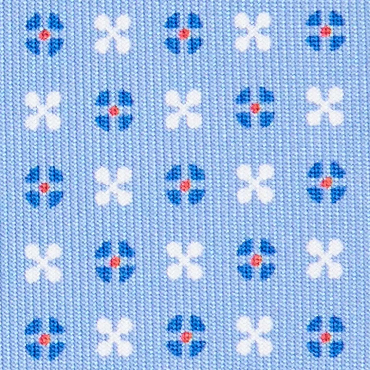 LIGHT BLUE CLASSIC SILK TIE - Image 5