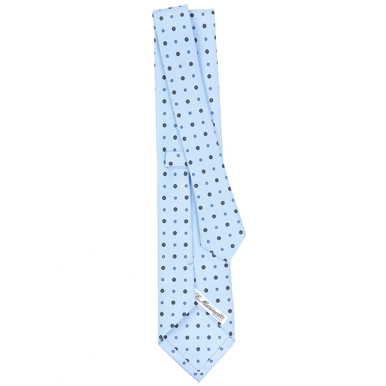 LIGHT BLUE CLASSIC SILK TIE - Image 3
