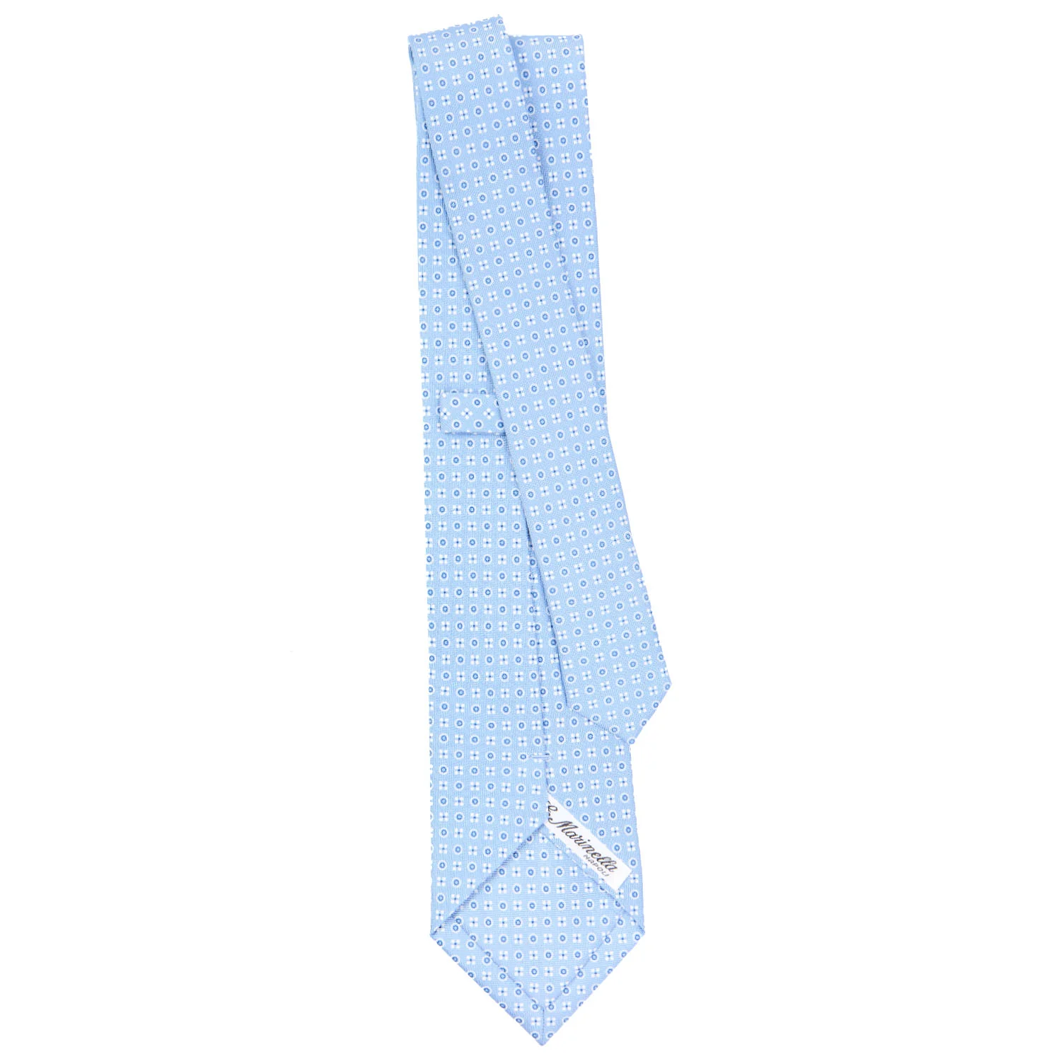 LIGHT BLUE CLASSIC SILK TIE - Image 3