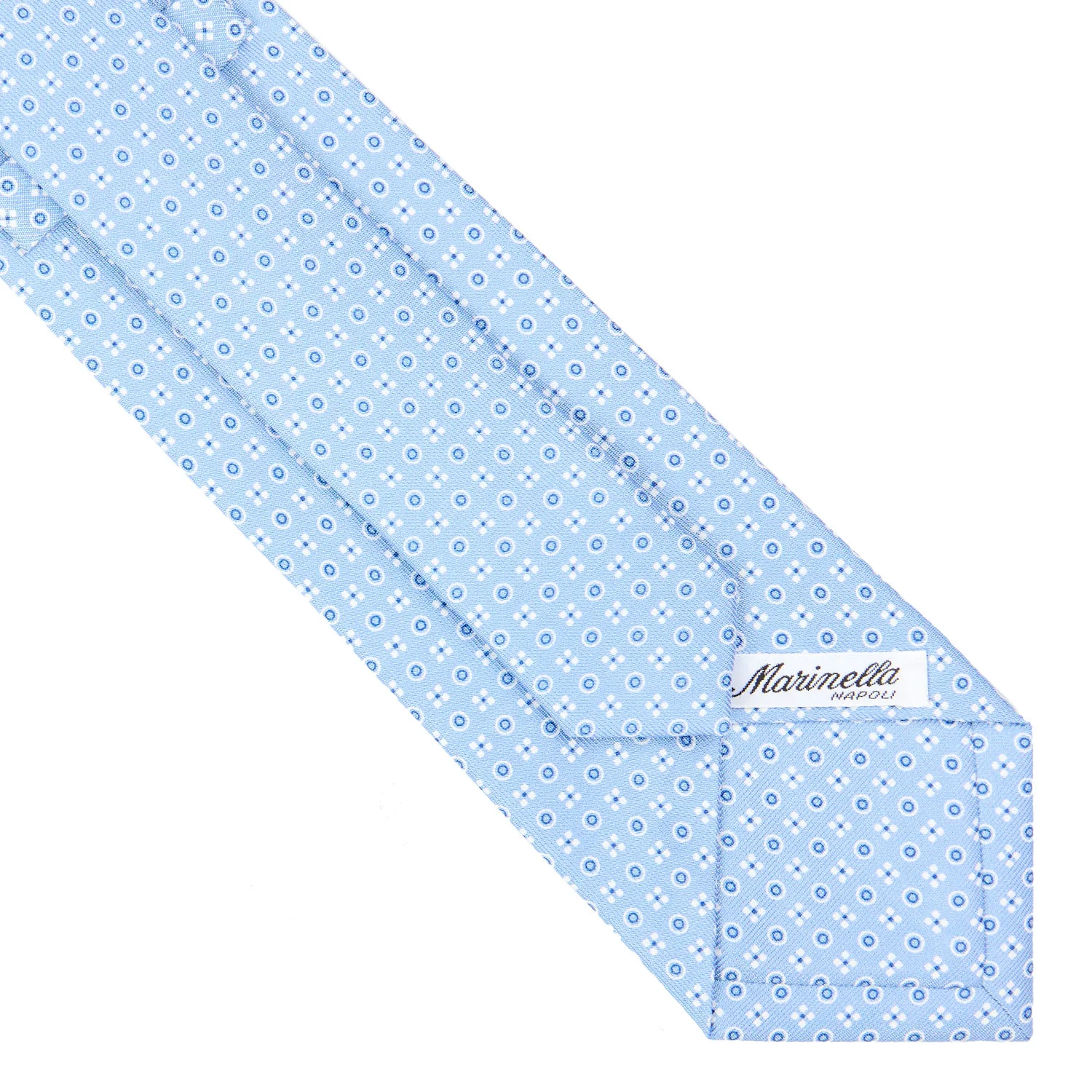 LIGHT BLUE CLASSIC SILK TIE - Image 4