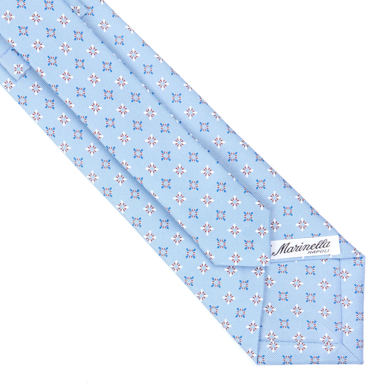 LIGHT BLUE CLASSIC SILK TIE - Image 4