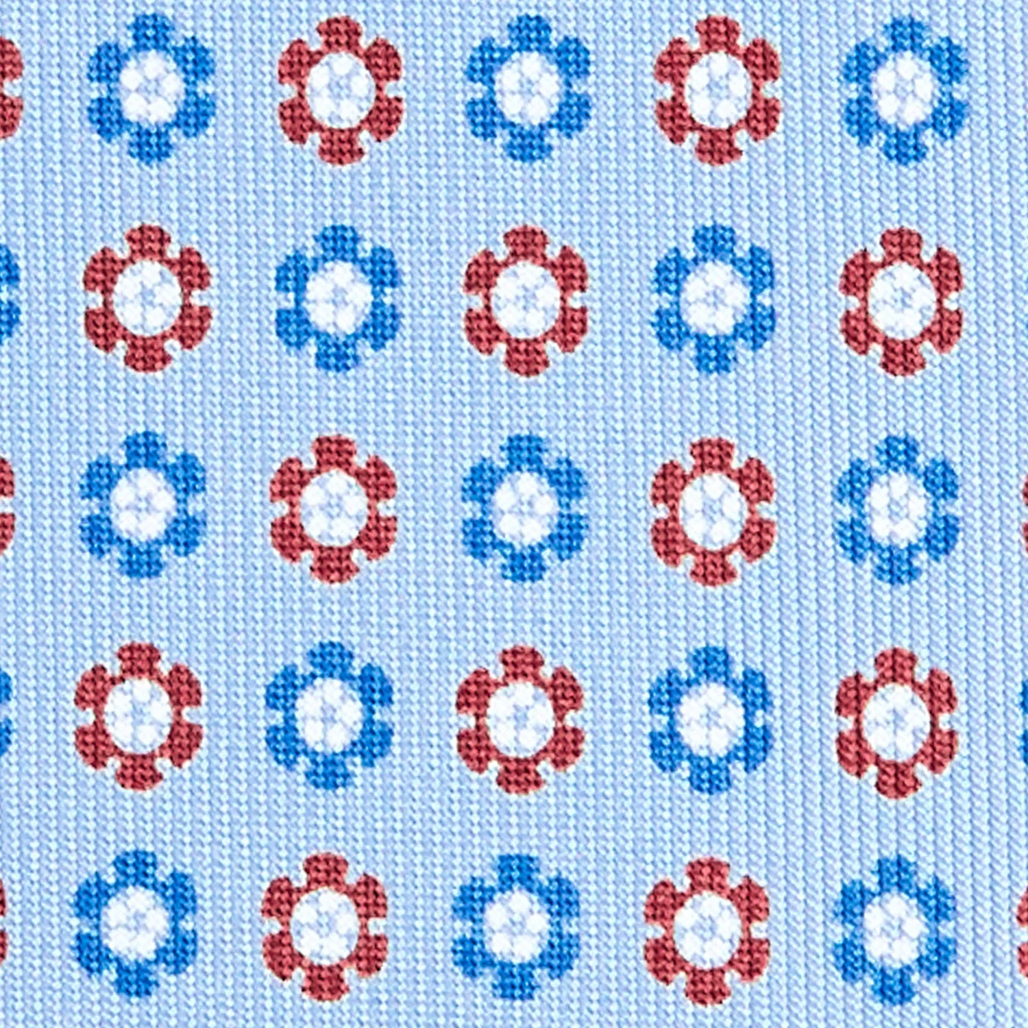 LIGHT BLUE CLASSIC SILK TIE - Image 5