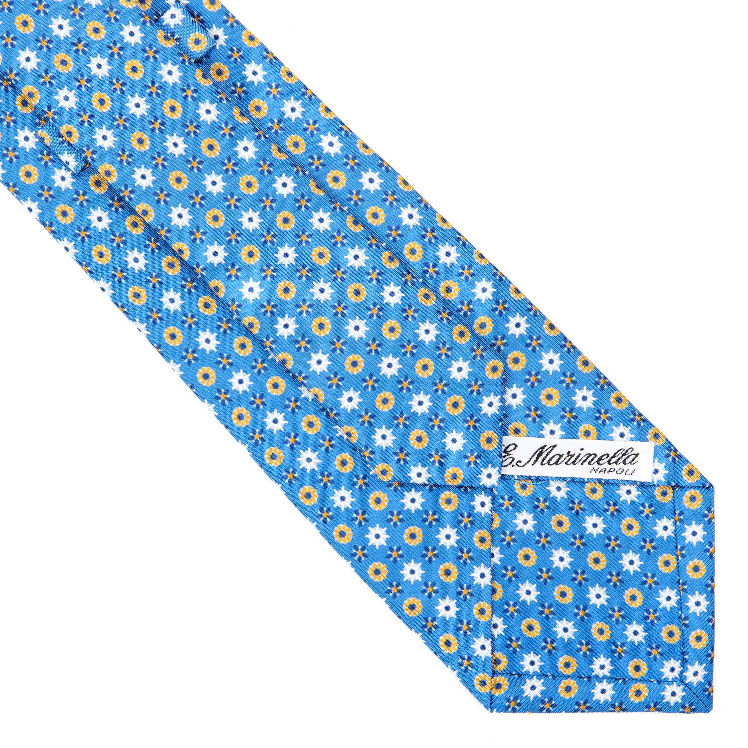 LIGHT BLUE CLASSIC SILK TIE - Image 4