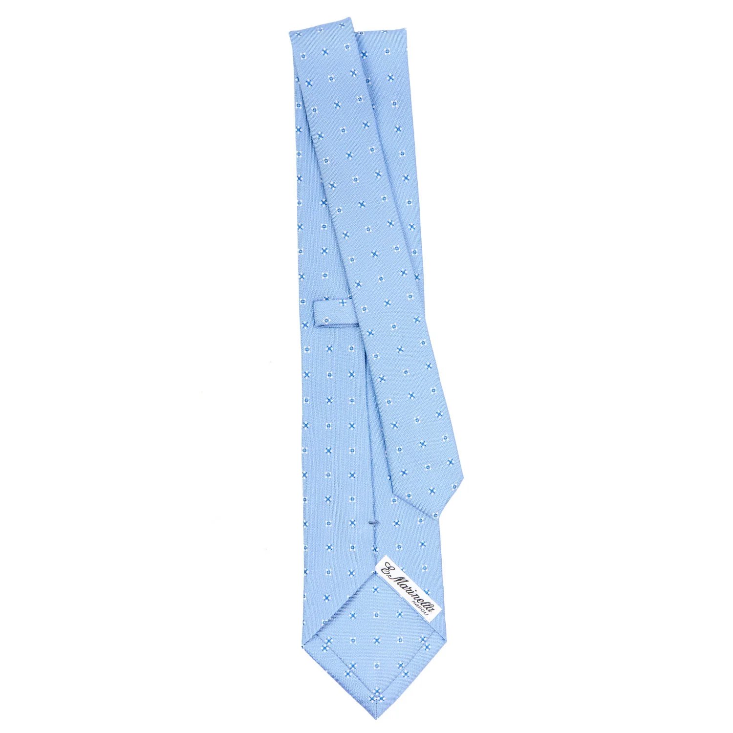 LIGHT BLUE CLASSIC SILK TIE - Image 3