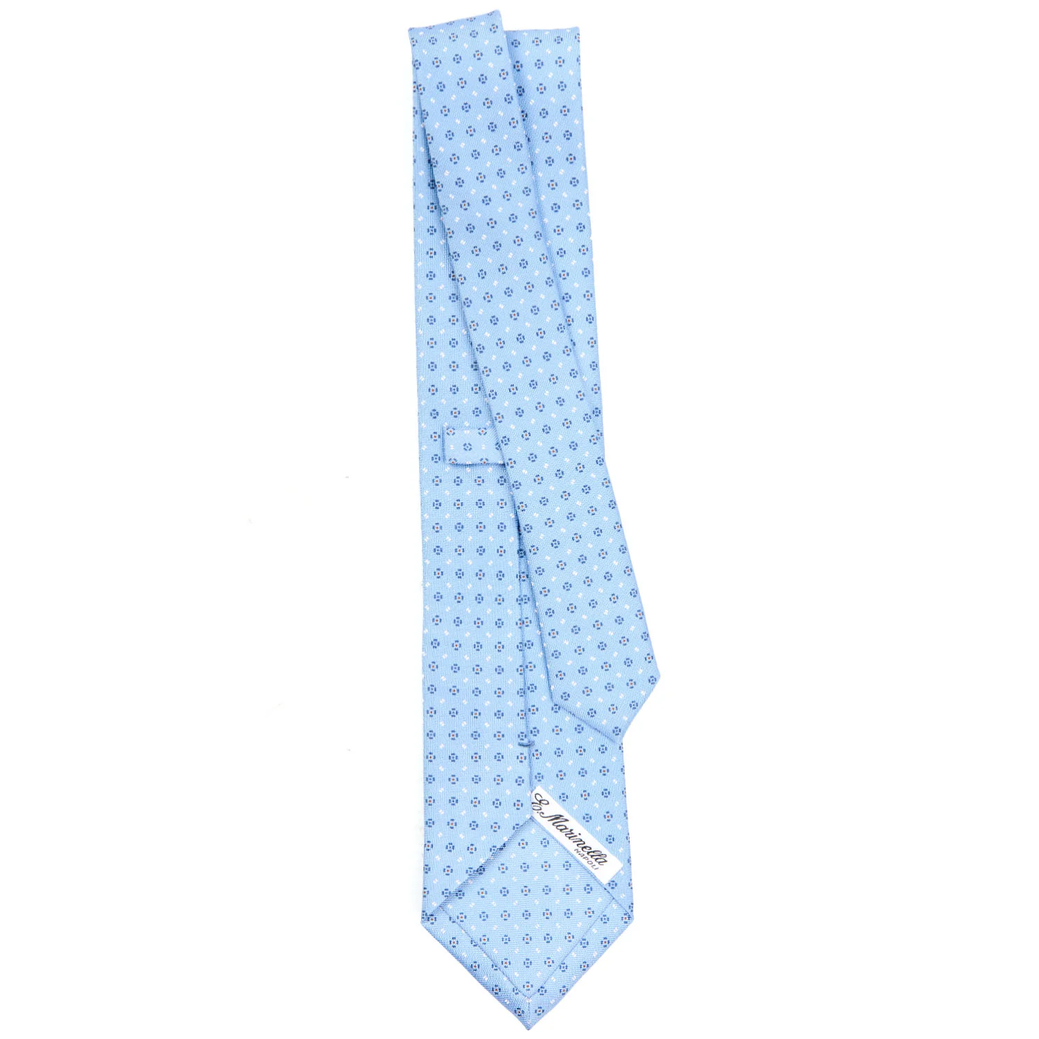 LIGHT BLUE CLASSIC SILK TIE - Image 3