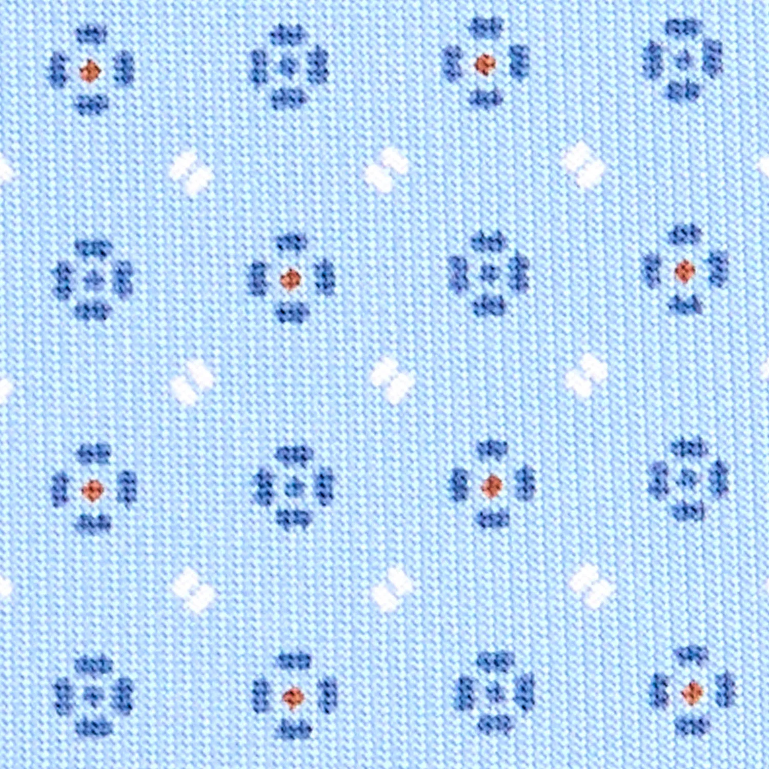 LIGHT BLUE CLASSIC SILK TIE - Image 5