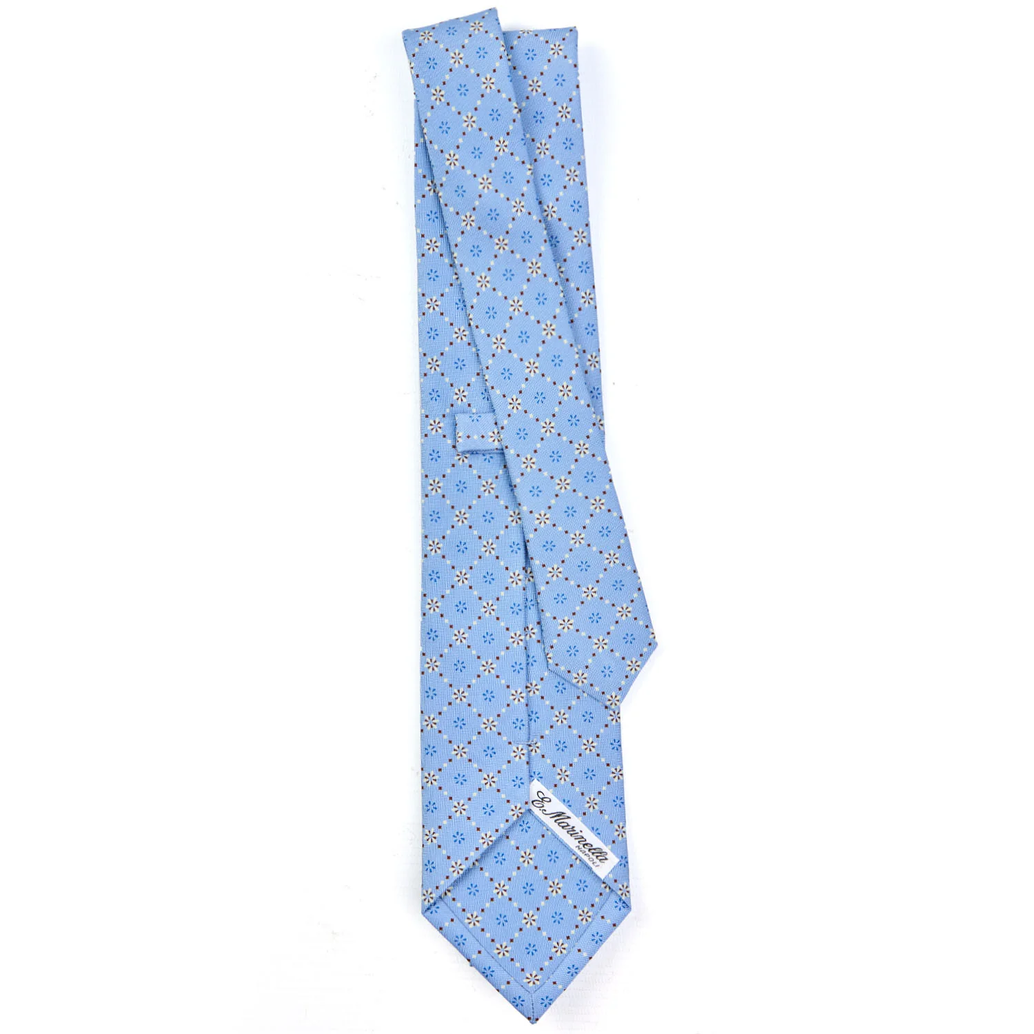 LIGHT BLUE CLASSIC SILK TIE - Image 3