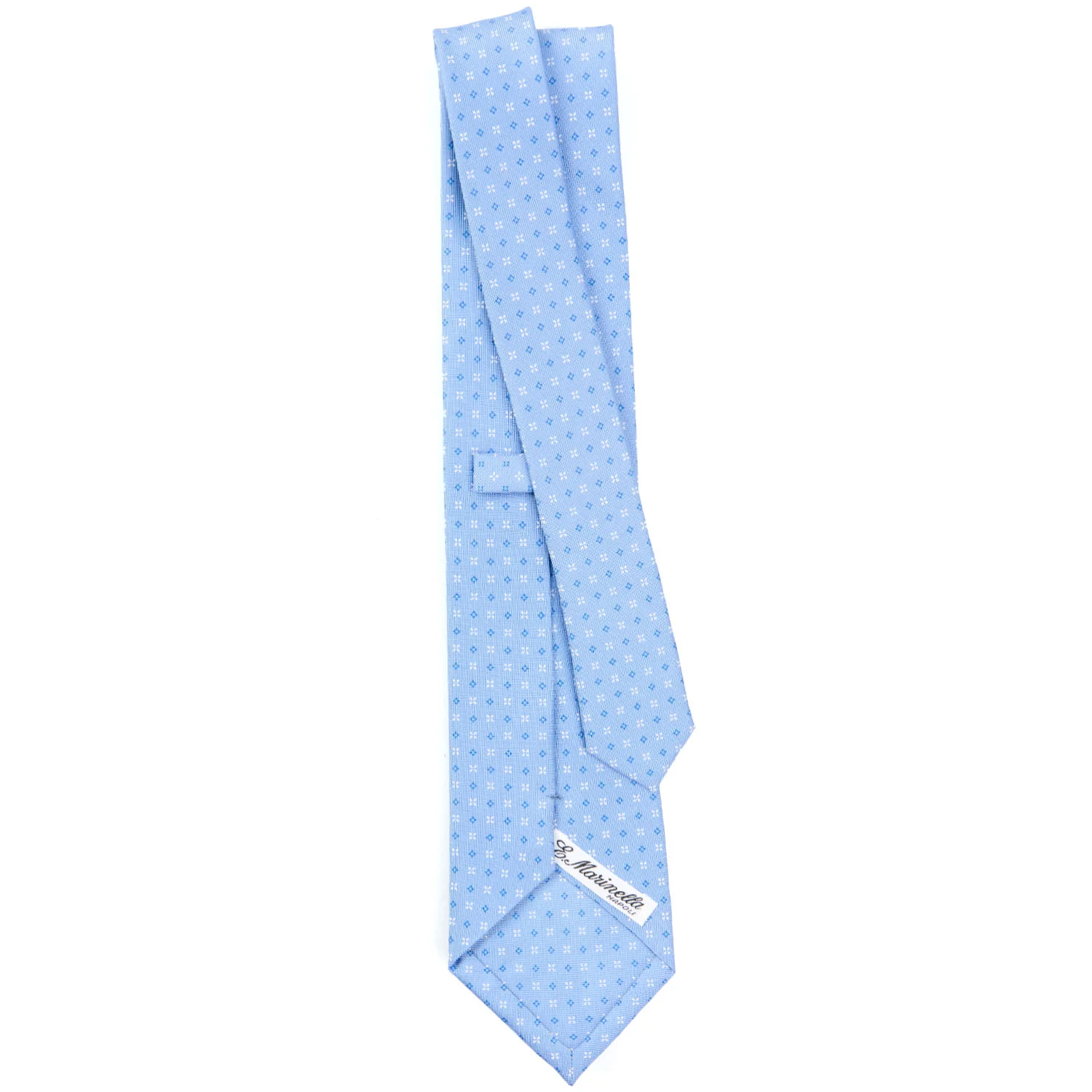 LIGHT BLUE CLASSIC SILK TIE - Image 3