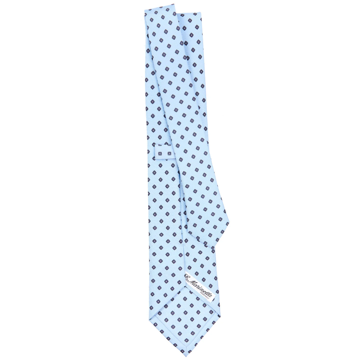 LIGHT BLUE CLASSIC SILK TIE - Image 3