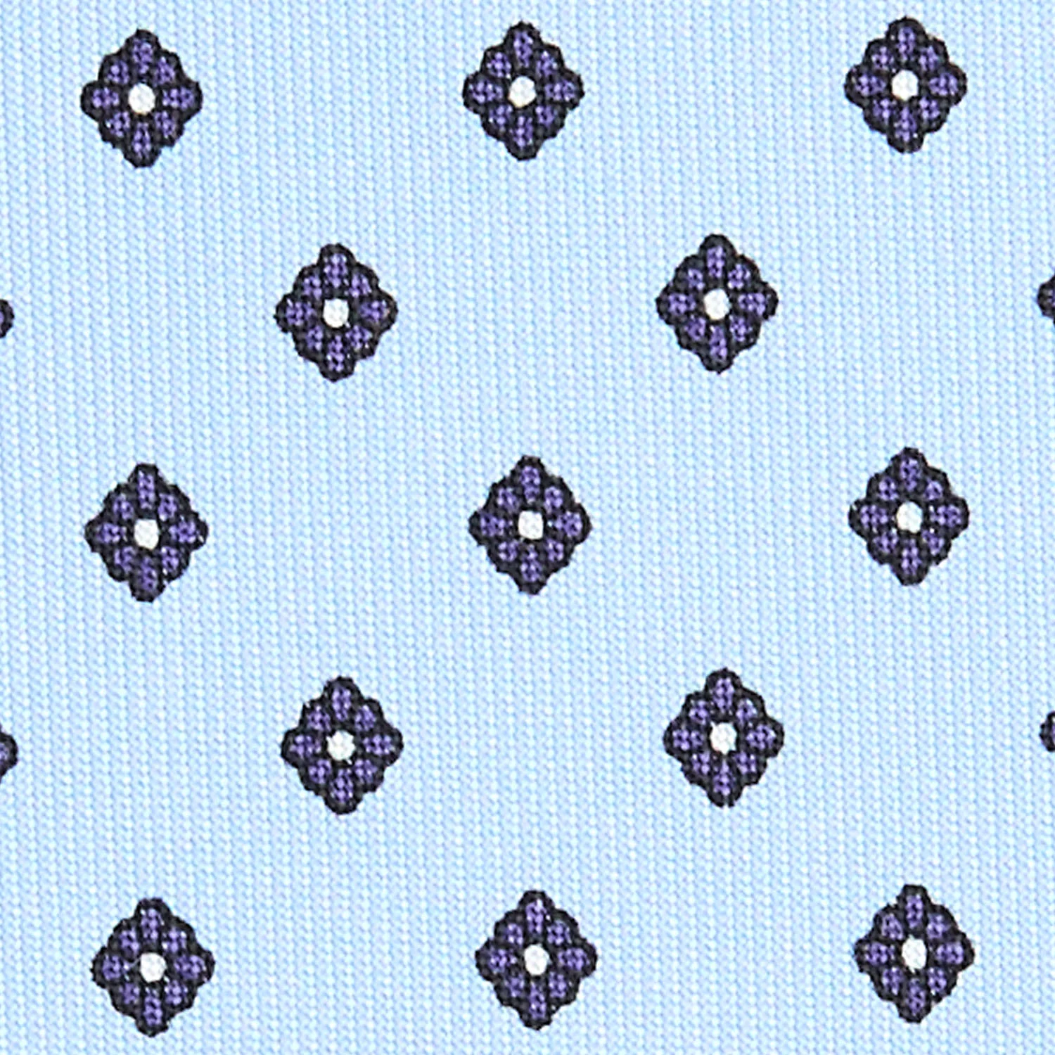 LIGHT BLUE CLASSIC SILK TIE - Image 5