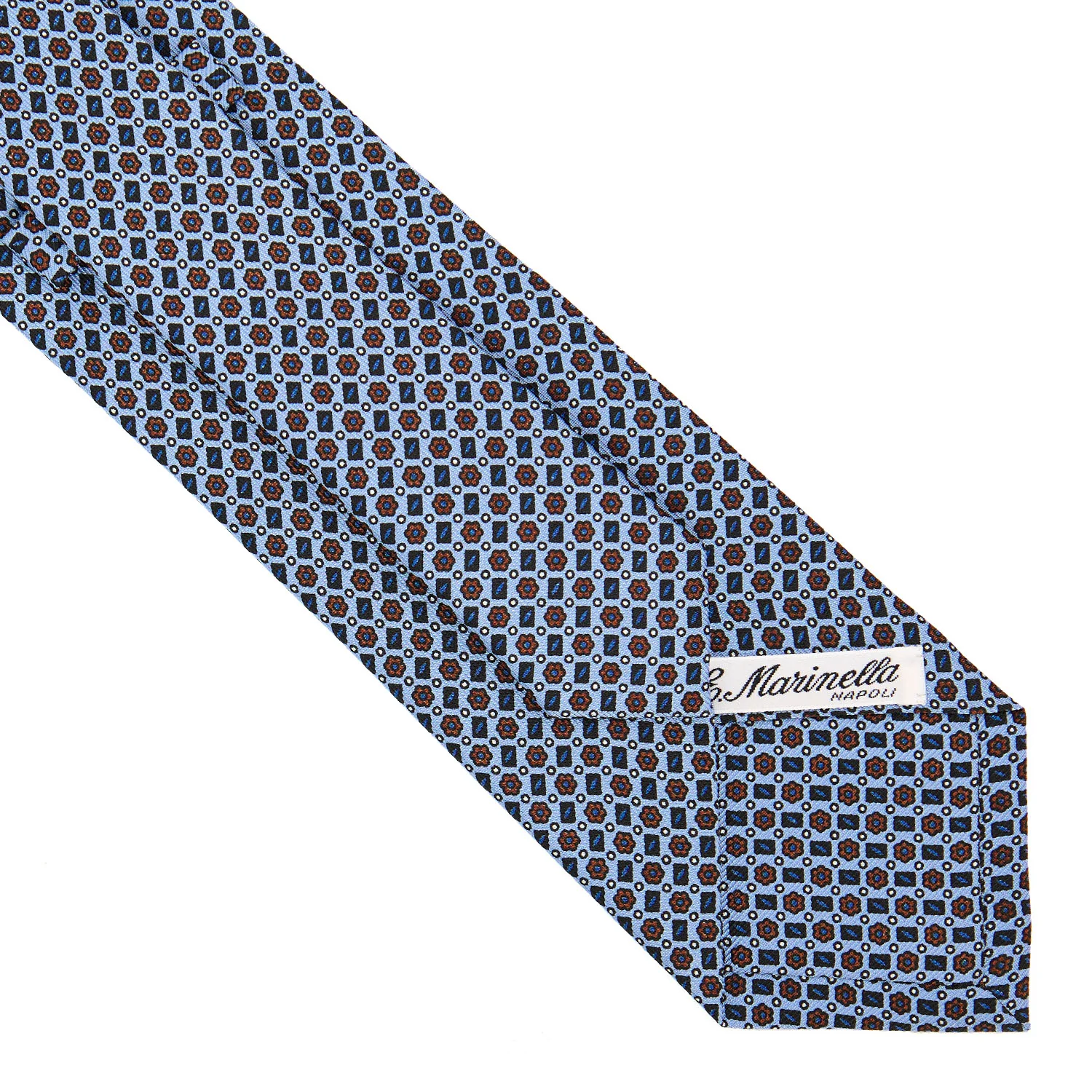 LIGHT BLUE CLASSIC SILK TIE - Image 4