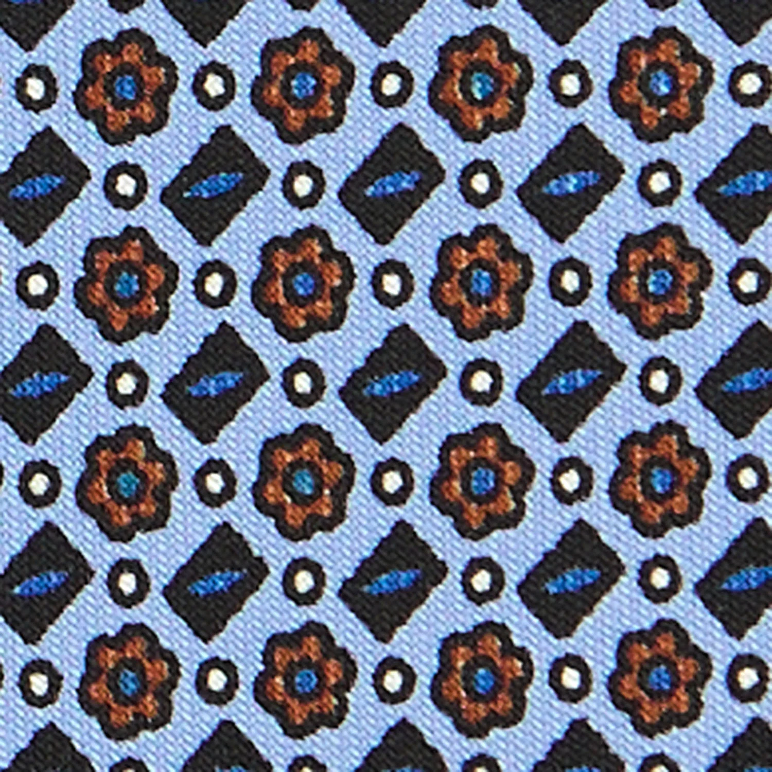 LIGHT BLUE CLASSIC SILK TIE - Image 5
