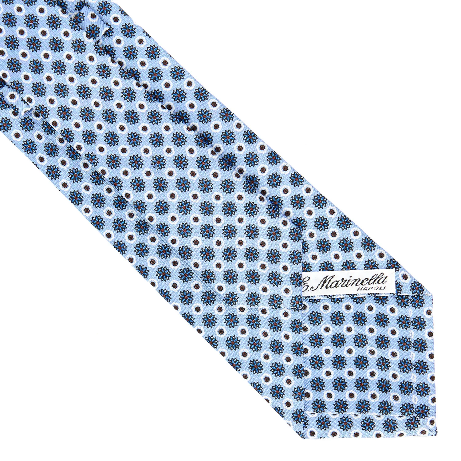 LIGHT BLUE CLASSIC SILK TIE - Image 4