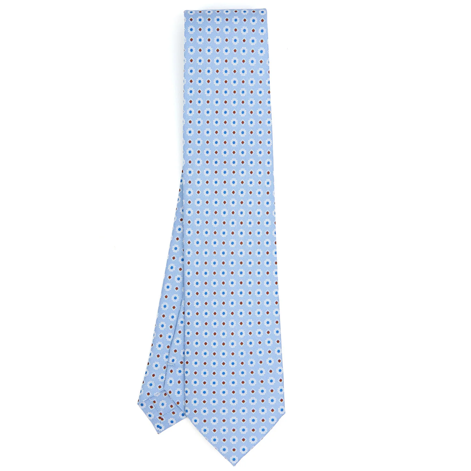 LIGHT BLUE CLASSIC SILK TIE - Image 2