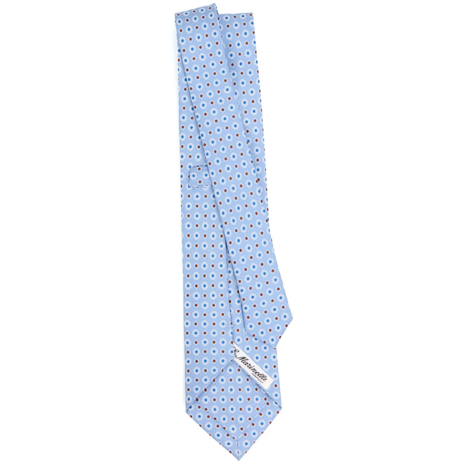 LIGHT BLUE CLASSIC SILK TIE - Image 3