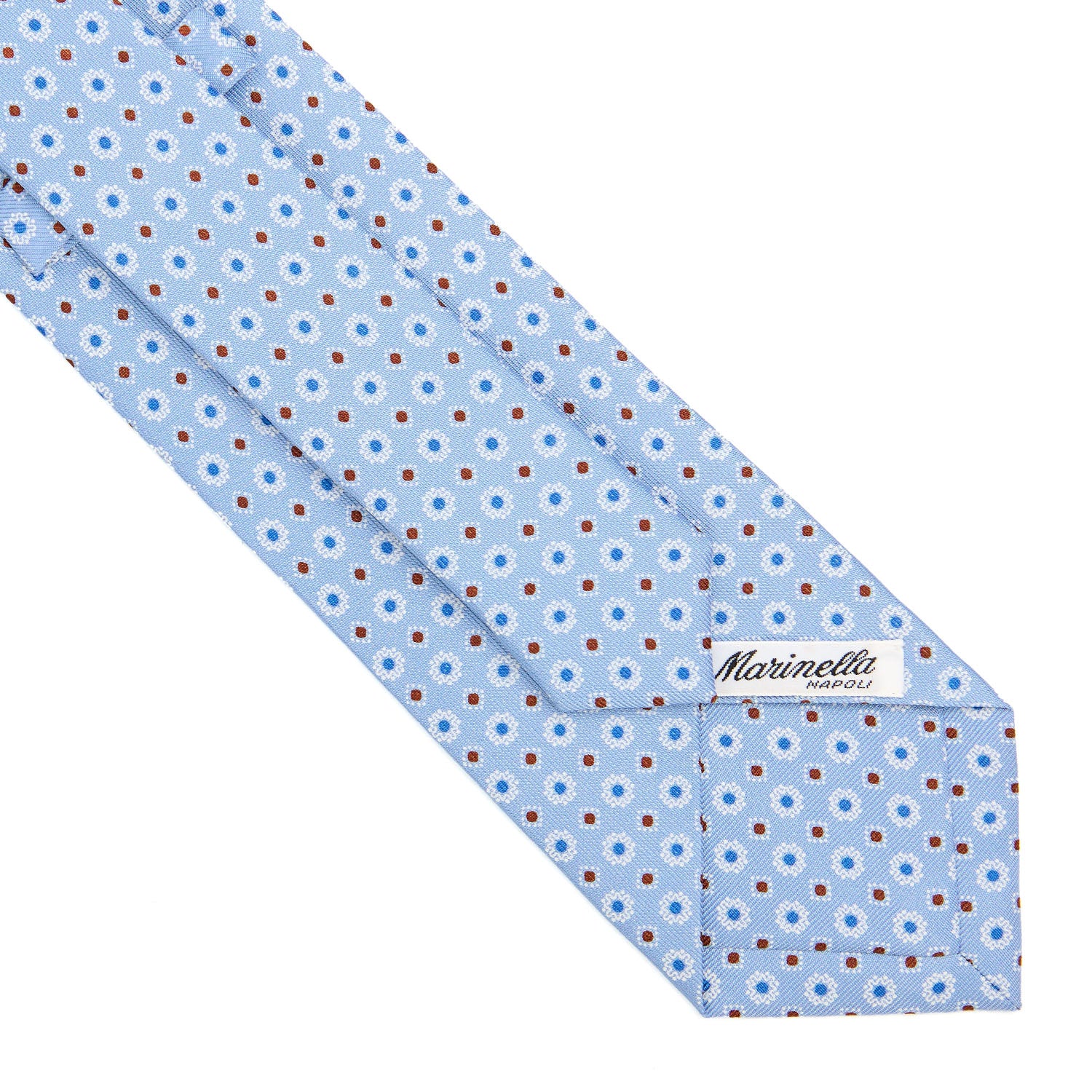 LIGHT BLUE CLASSIC SILK TIE - Image 4