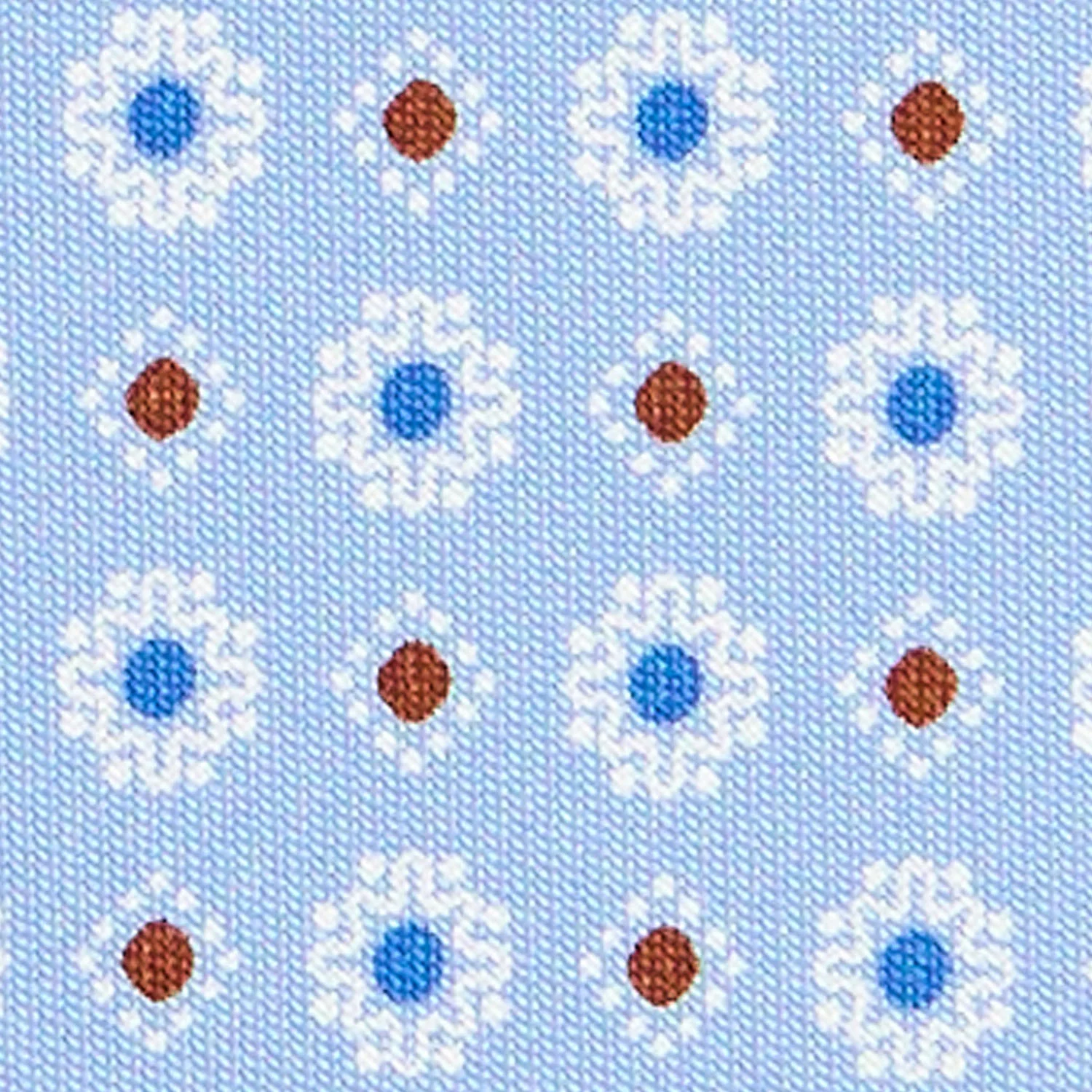 LIGHT BLUE CLASSIC SILK TIE - Image 5