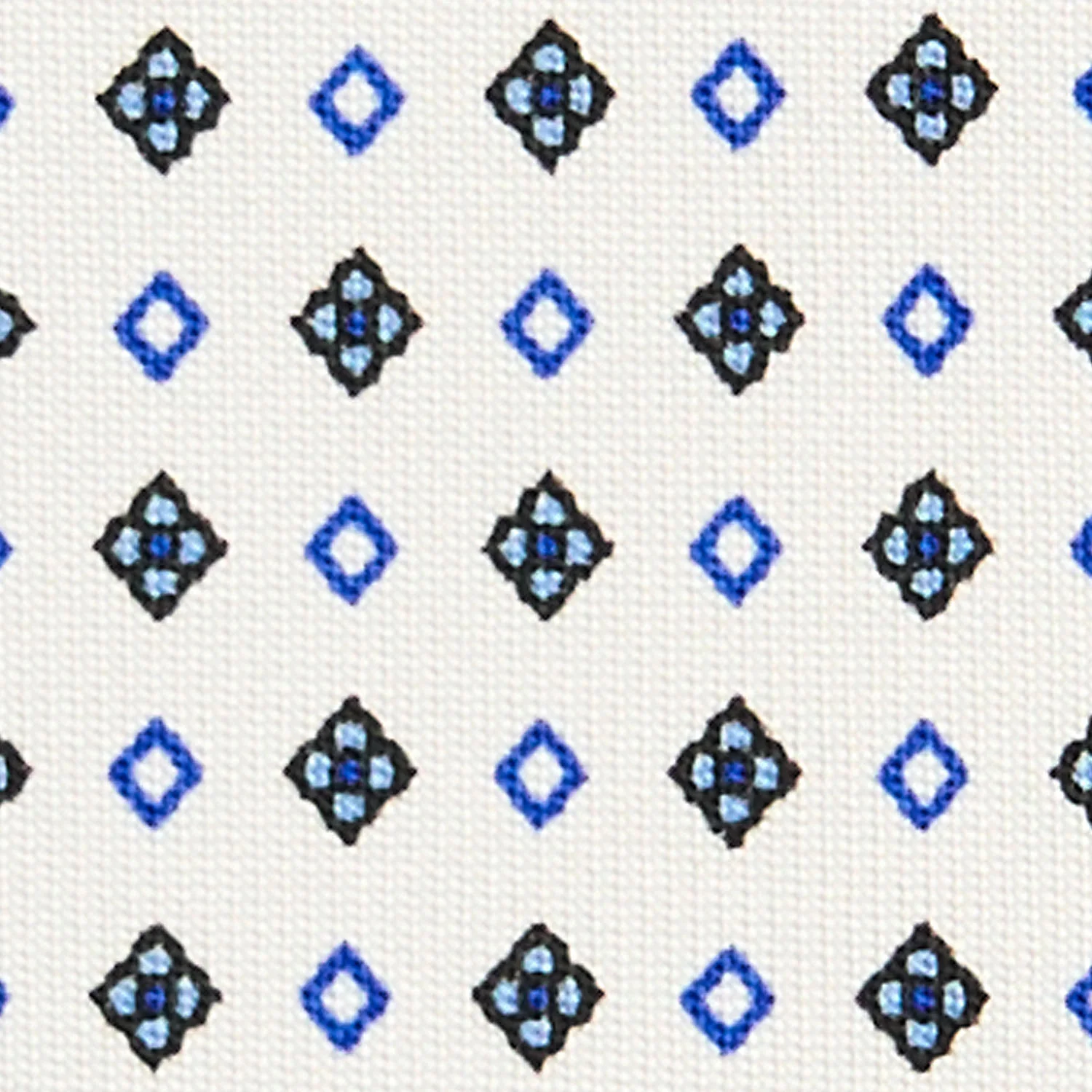 WHITE CLASSIC SILK TIE - Image 5