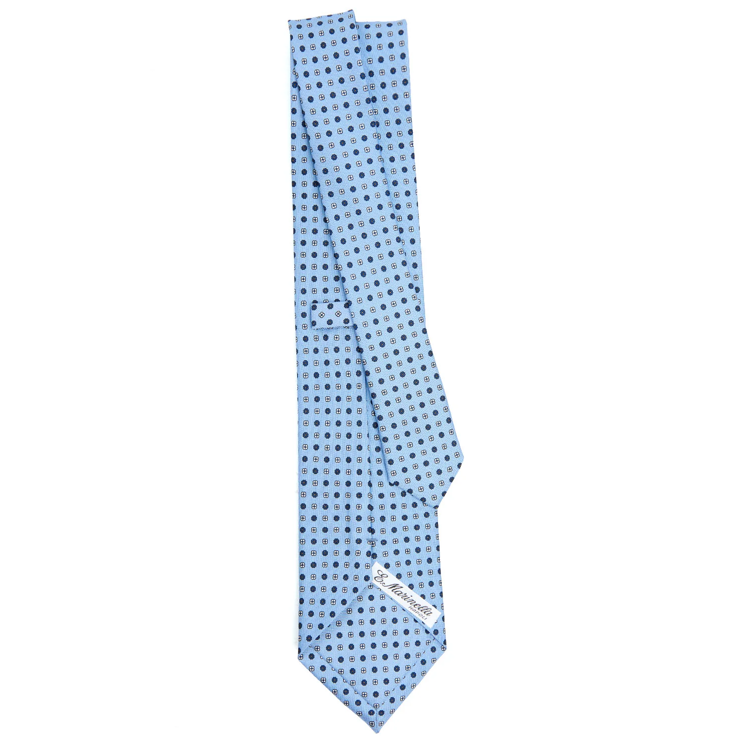 LIGHT BLUE CLASSIC SILK TIE - Image 3