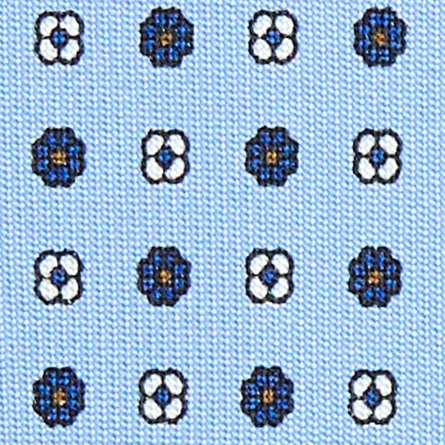 LIGHT BLUE CLASSIC SILK TIE - Image 5