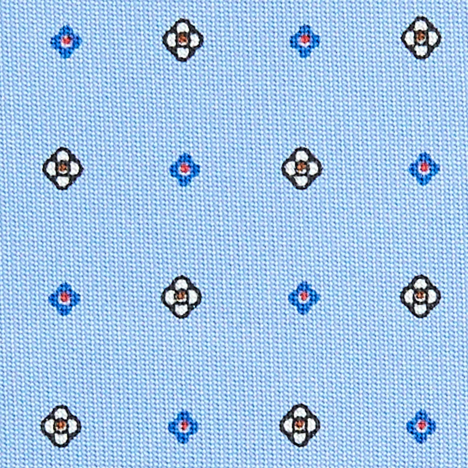 LIGHT BLUE CLASSIC SILK TIE - Image 5