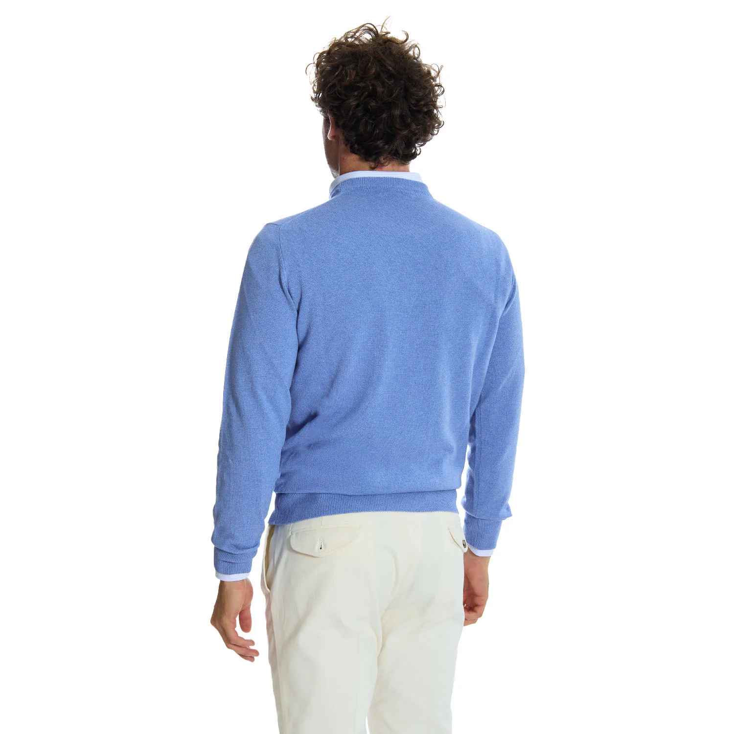 LIGHT BLUE CREWNECK SWEATER - Image 2