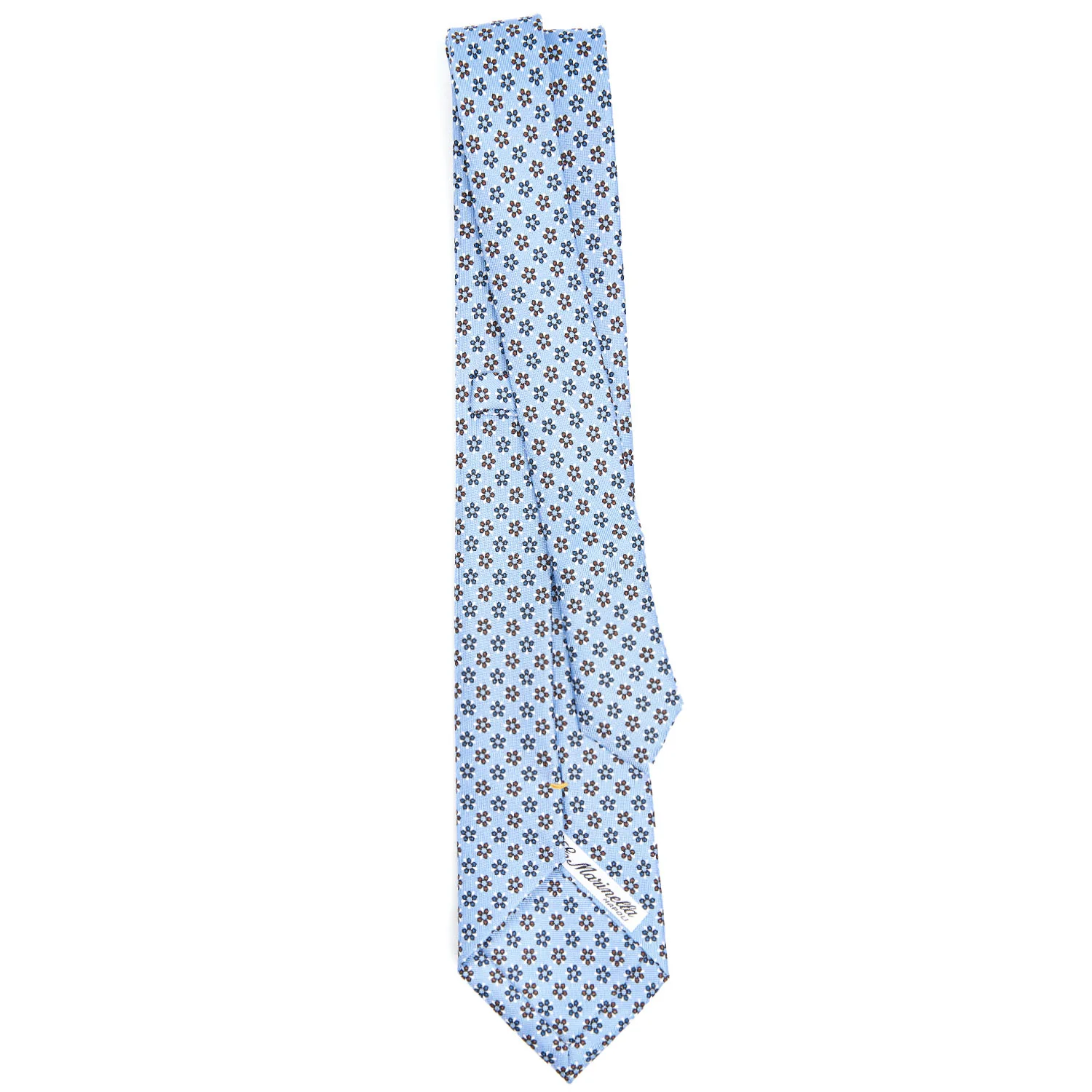 LIGHT BLUE EXTRA LONG SARTORIAL SILK TIE - Image 3