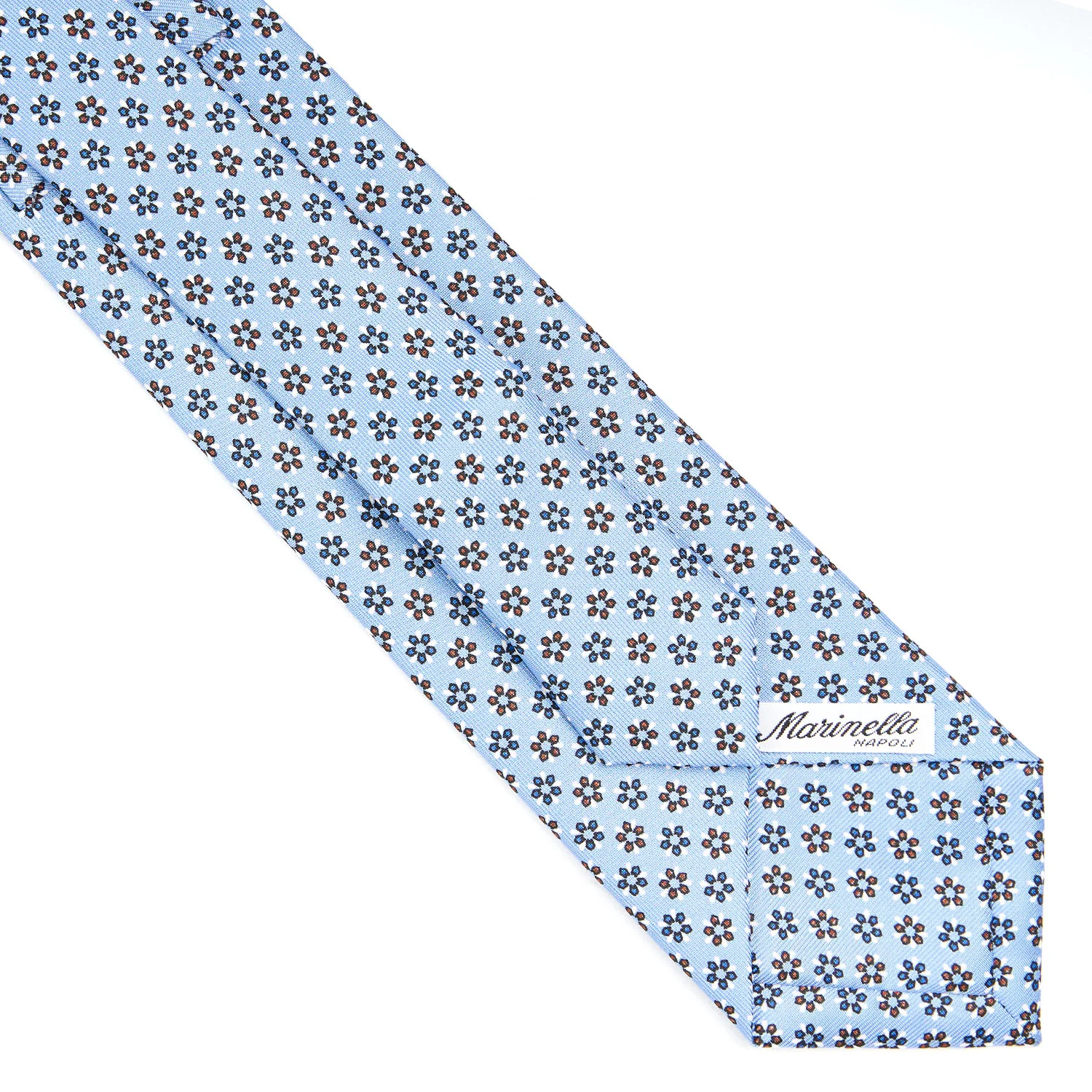 LIGHT BLUE EXTRA LONG SARTORIAL SILK TIE - Image 4