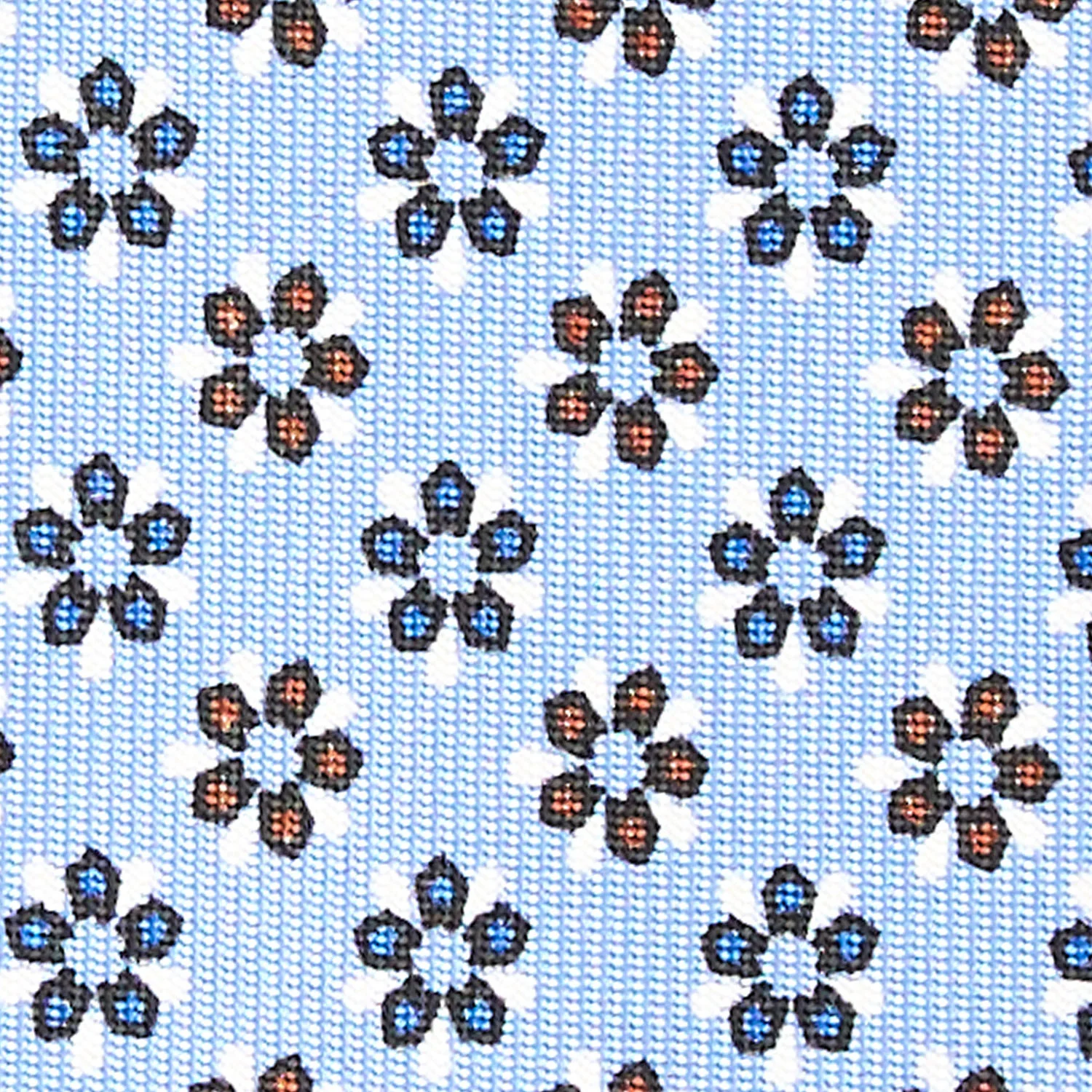 LIGHT BLUE EXTRA LONG SARTORIAL SILK TIE - Image 5