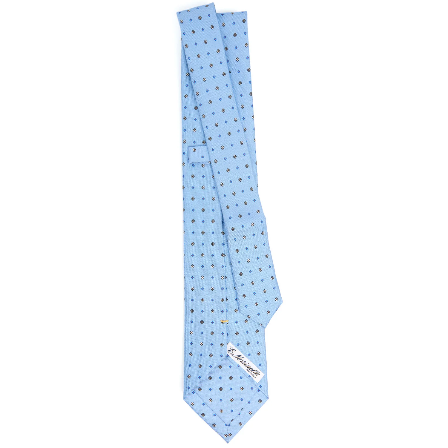 LIGHT BLUE EXTRA LONG SARTORIAL SILK TIE - Image 3
