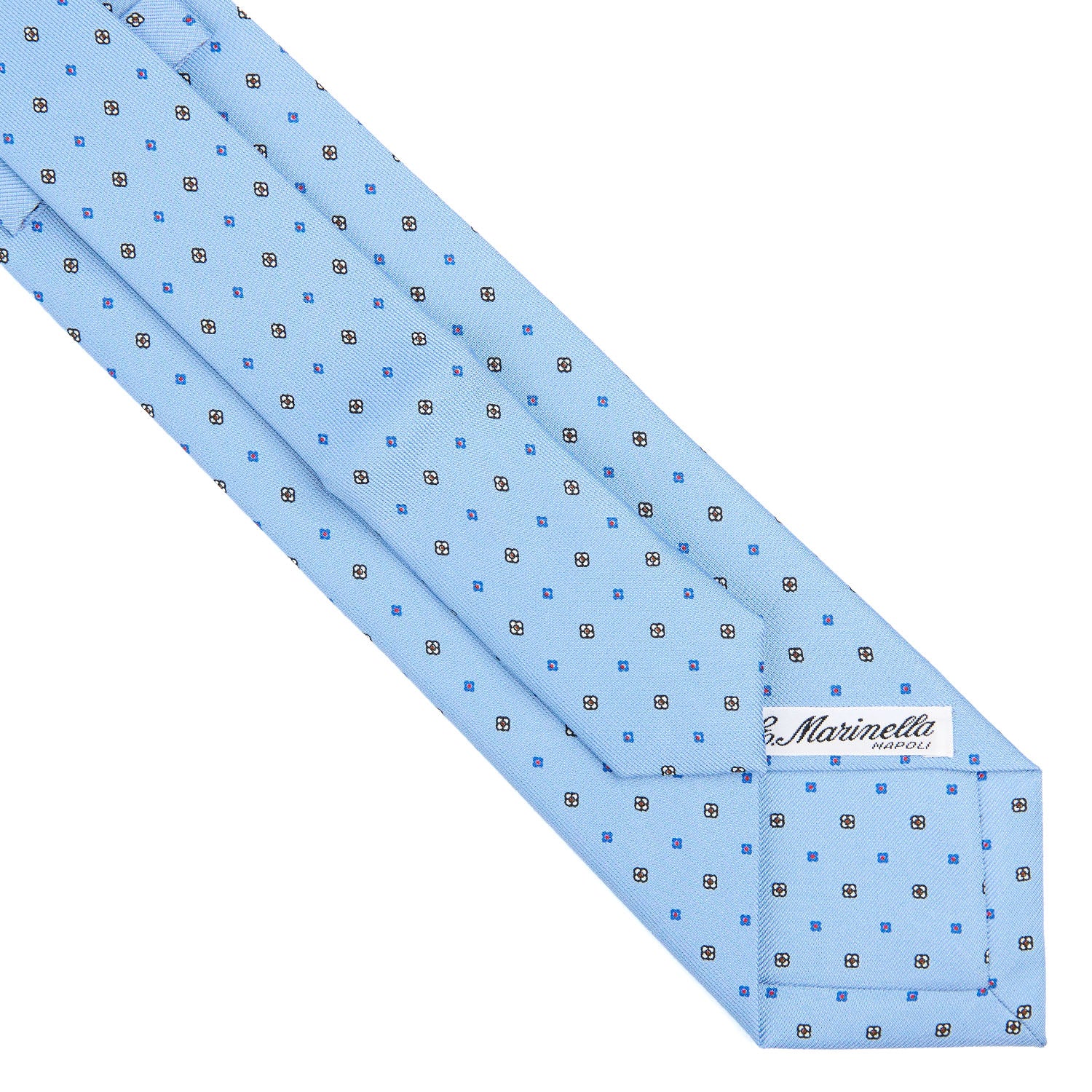 LIGHT BLUE EXTRA LONG SARTORIAL SILK TIE - Image 4