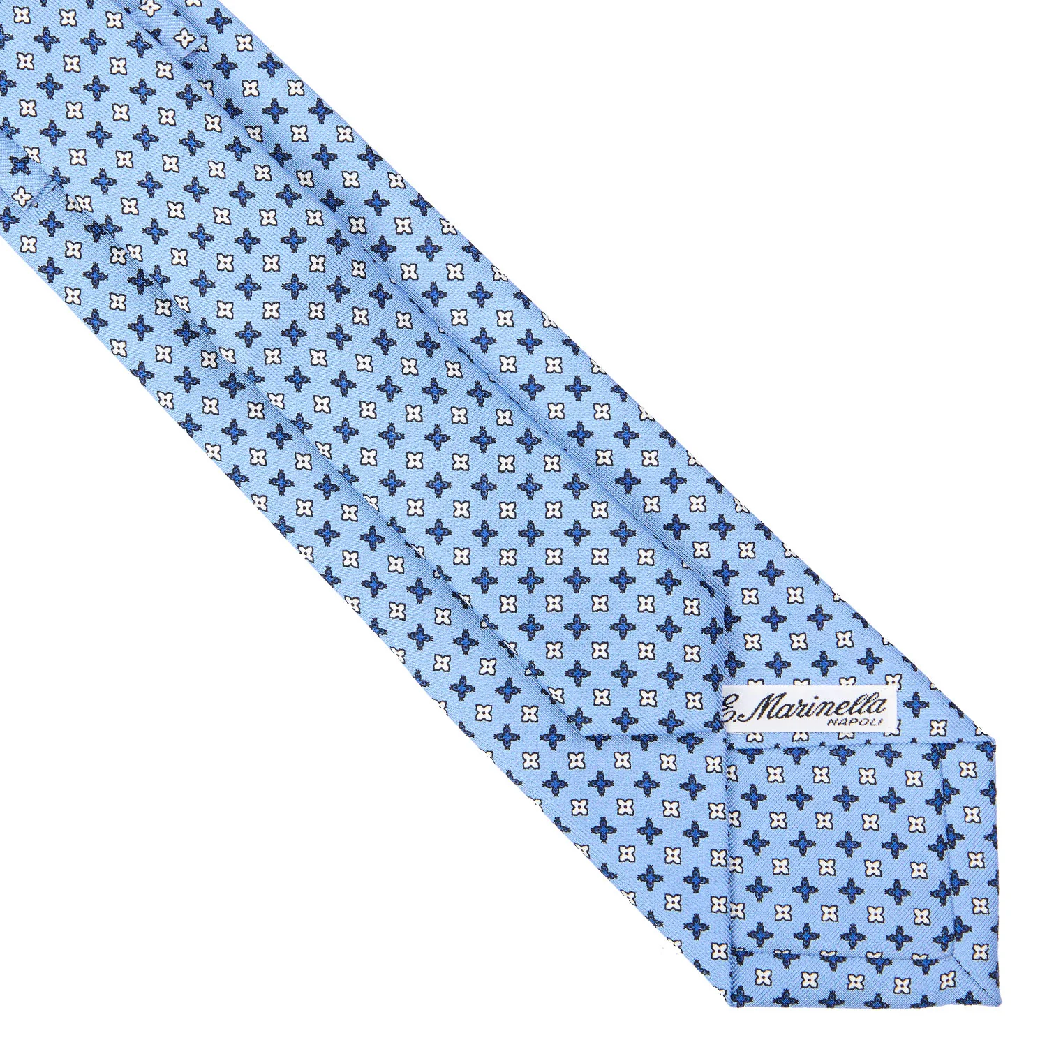 LIGHT BLUE EXTRA LONG SARTORIAL SILK TIE - Image 4