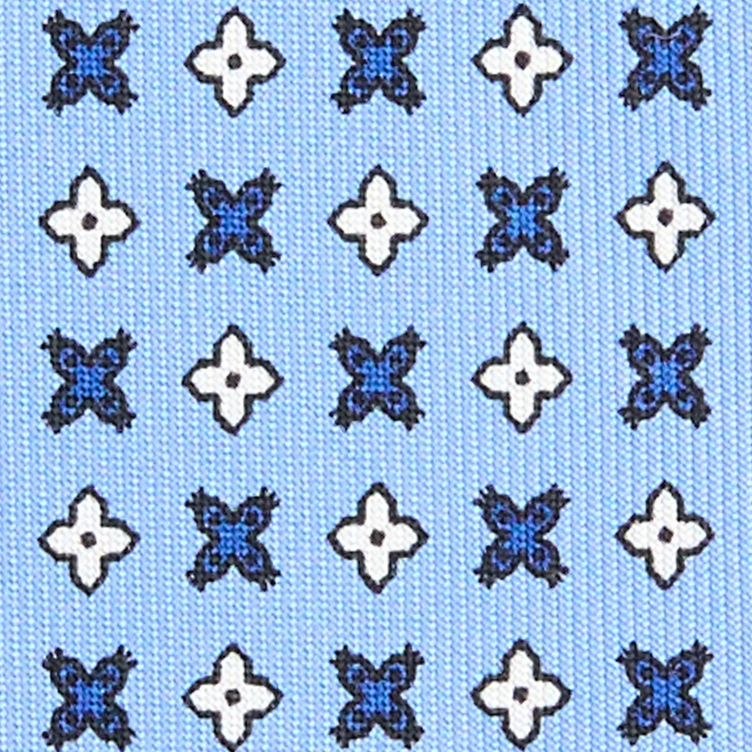 LIGHT BLUE EXTRA LONG SARTORIAL SILK TIE - Image 5
