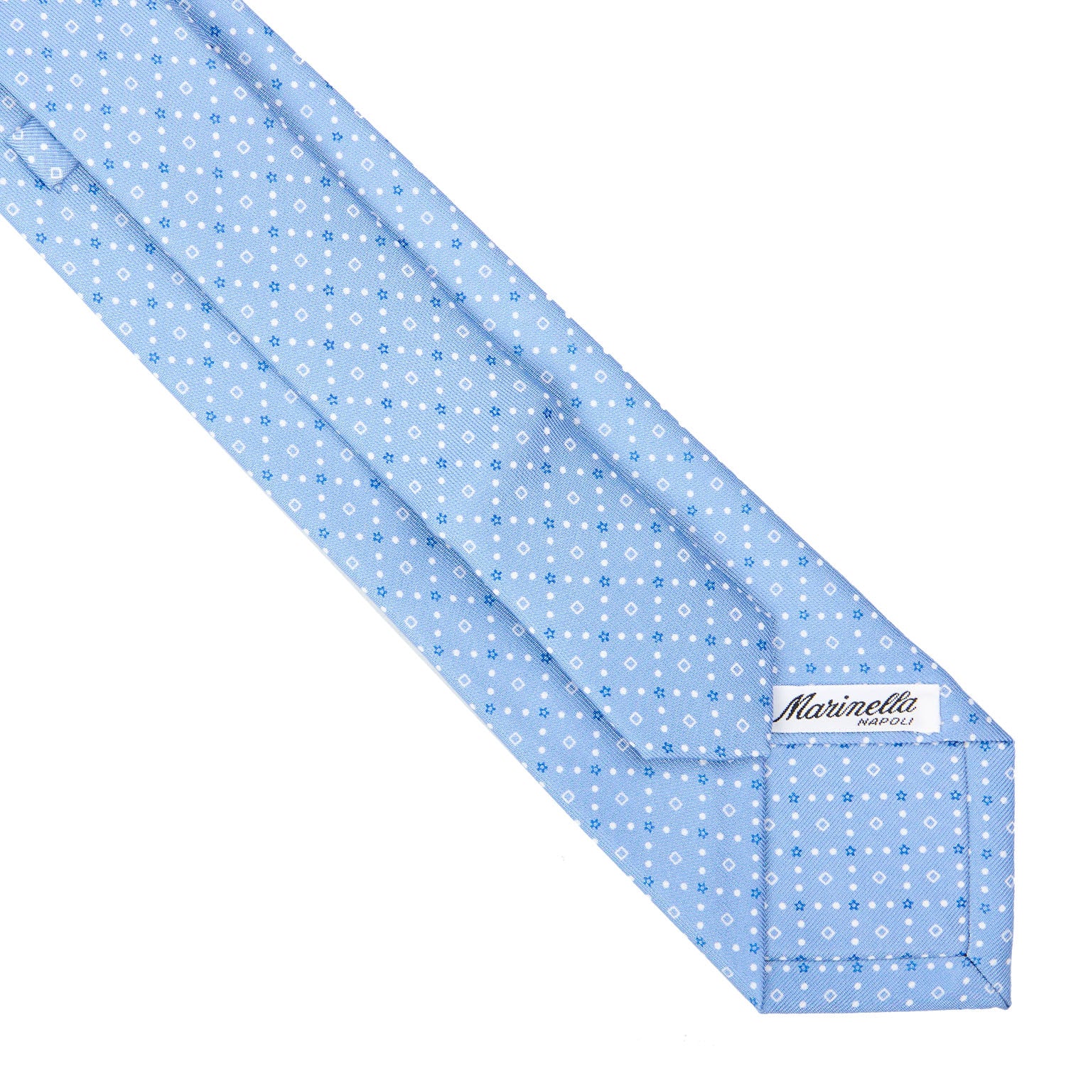 LIGHT BLUE EXTRA LONG SARTORIAL SILK TIE - Image 4
