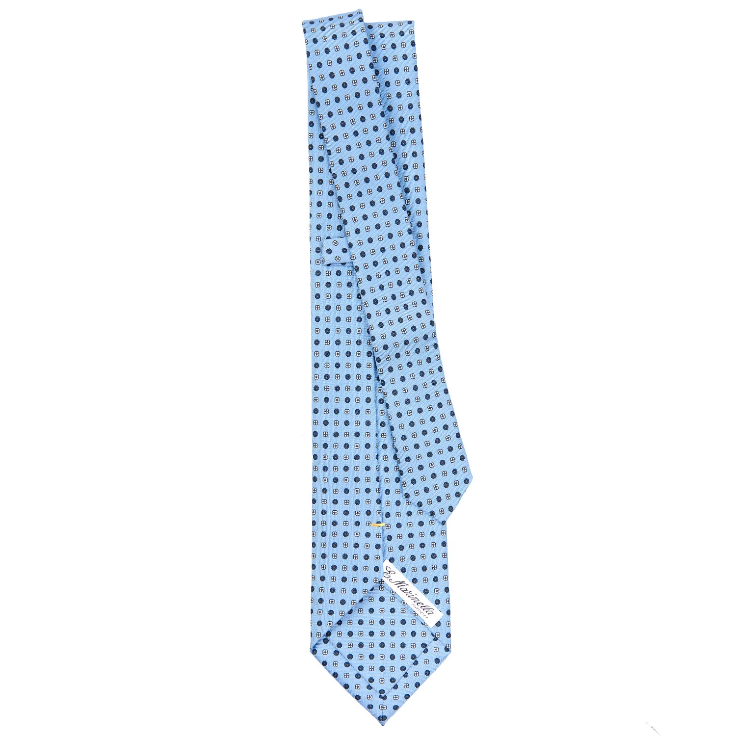 LIGHT BLUE EXTRA LONG SARTORIAL SILK TIE - Image 3