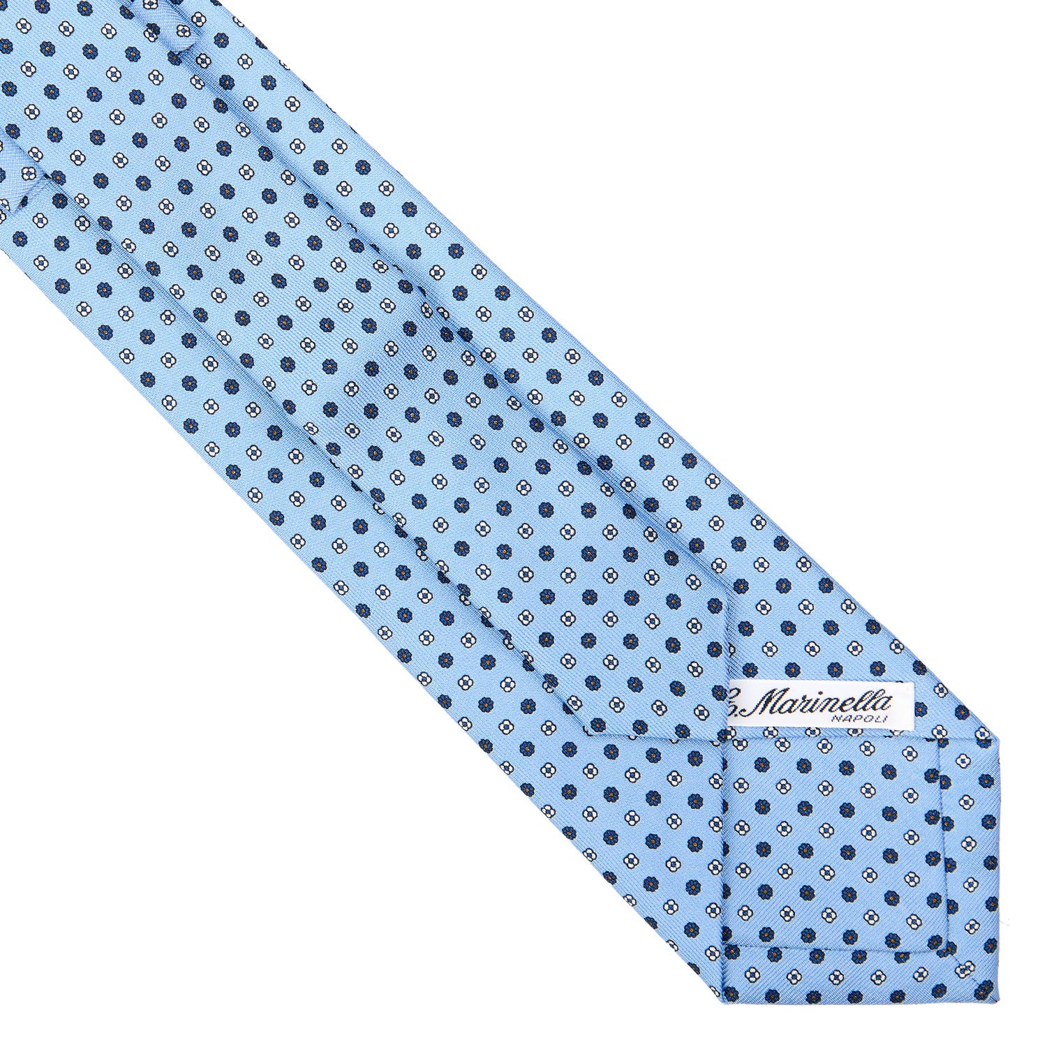 LIGHT BLUE EXTRA LONG SARTORIAL SILK TIE - Image 4