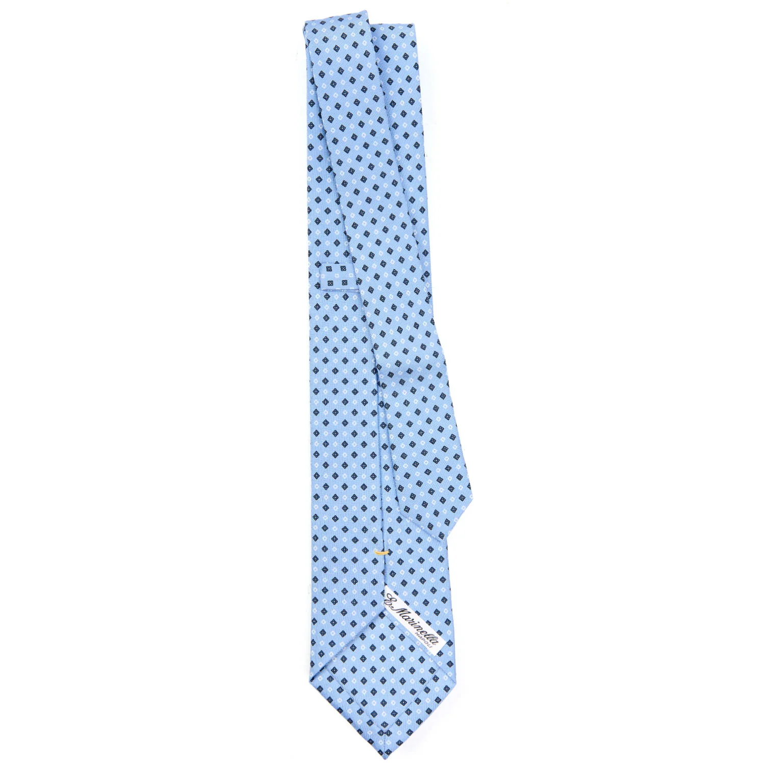 LIGHT BLUE EXTRA LONG SARTORIAL SILK TIE - Image 3