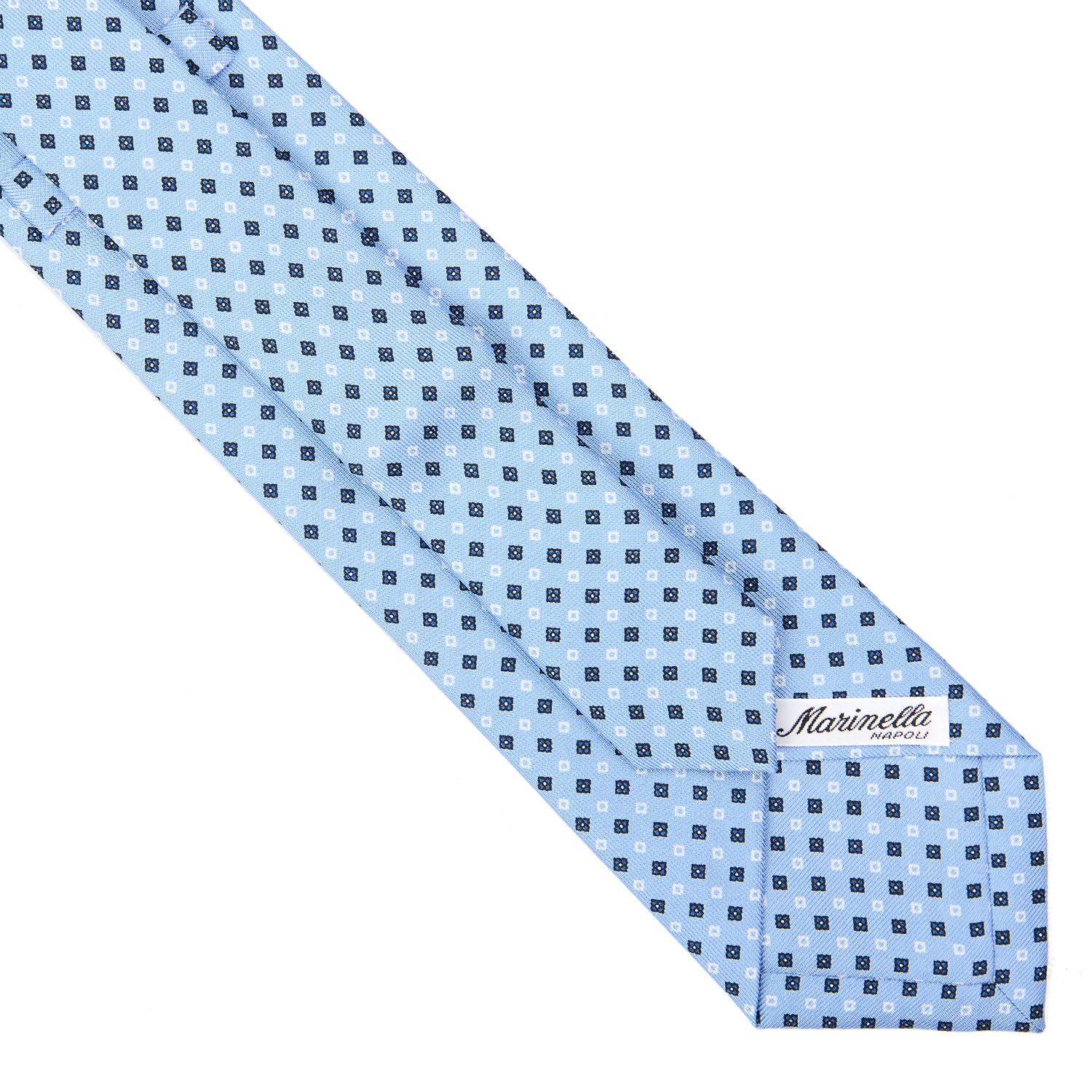 LIGHT BLUE EXTRA LONG SARTORIAL SILK TIE - Image 4