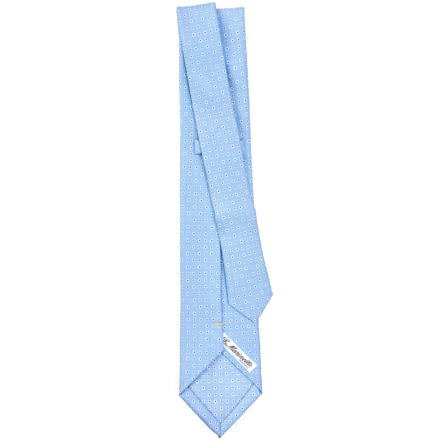 LIGHT BLUE EXTRA LONG SARTORIAL SILK TIE - Image 3