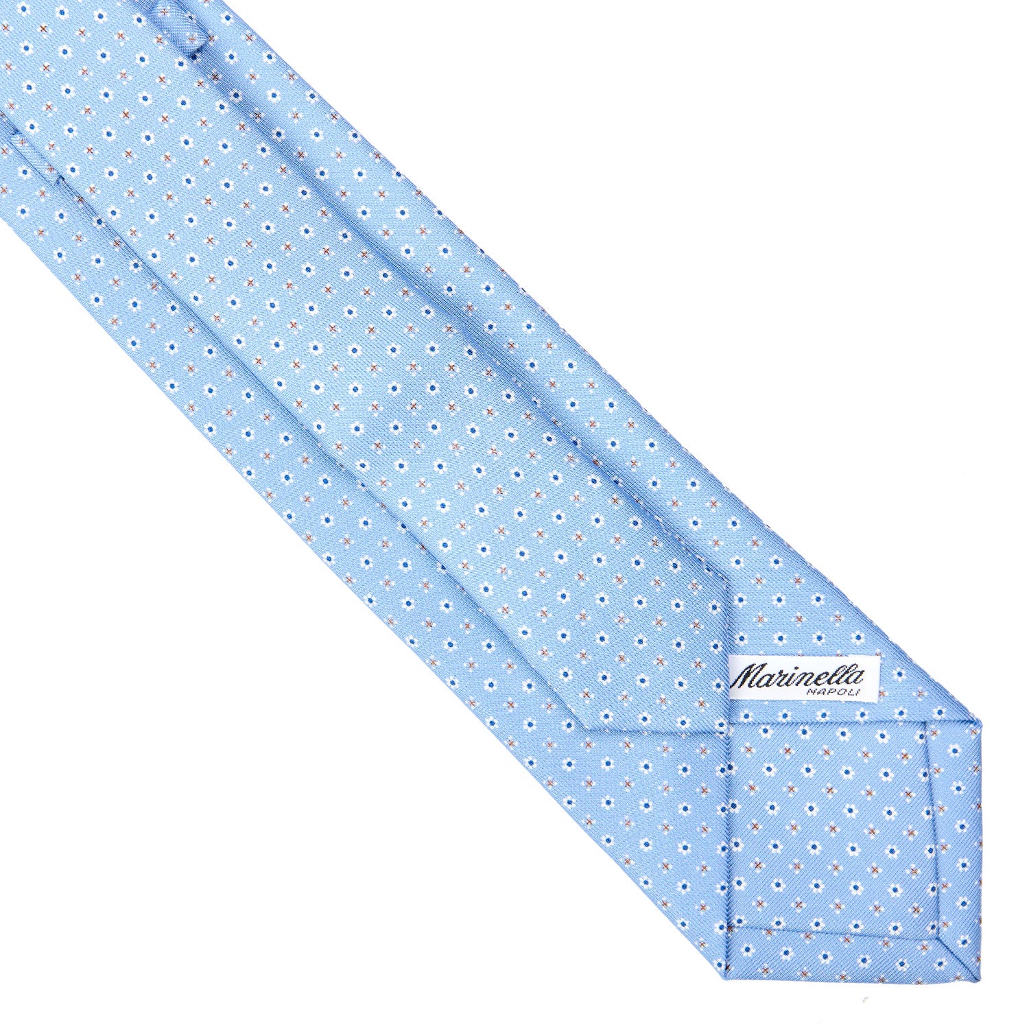LIGHT BLUE EXTRA LONG SARTORIAL SILK TIE - Image 4