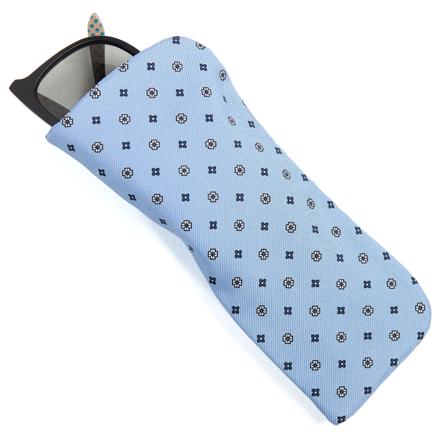 LIGHT BLUE GLASSES CASE