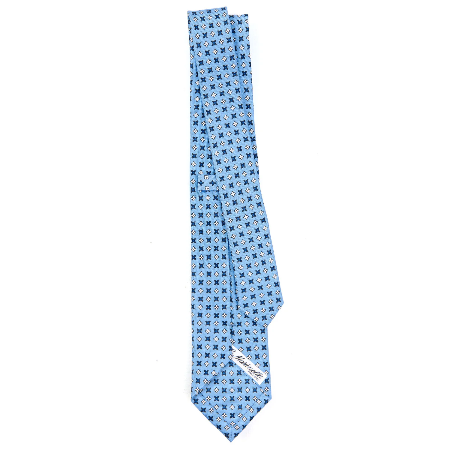 POWDER BLUE SARTORIAL 7 CM SILK TIE - Image 3