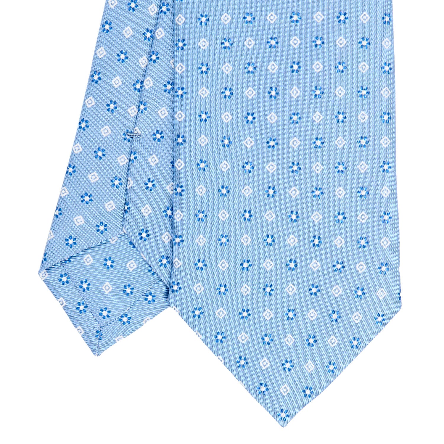 LIGHT BLUE SARTORIAL 7 CM SILK TIE
