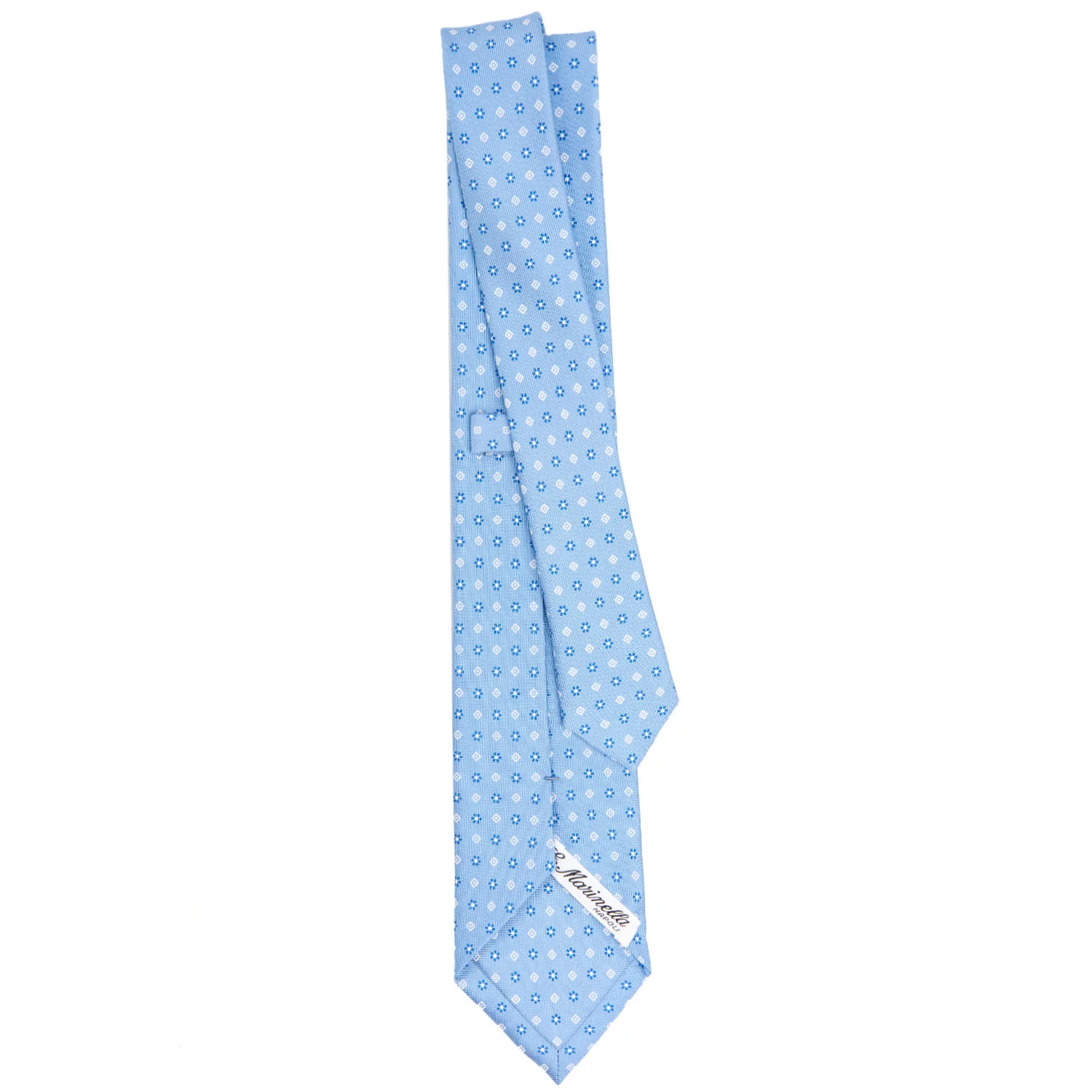 LIGHT BLUE SARTORIAL 7 CM SILK TIE - Image 3