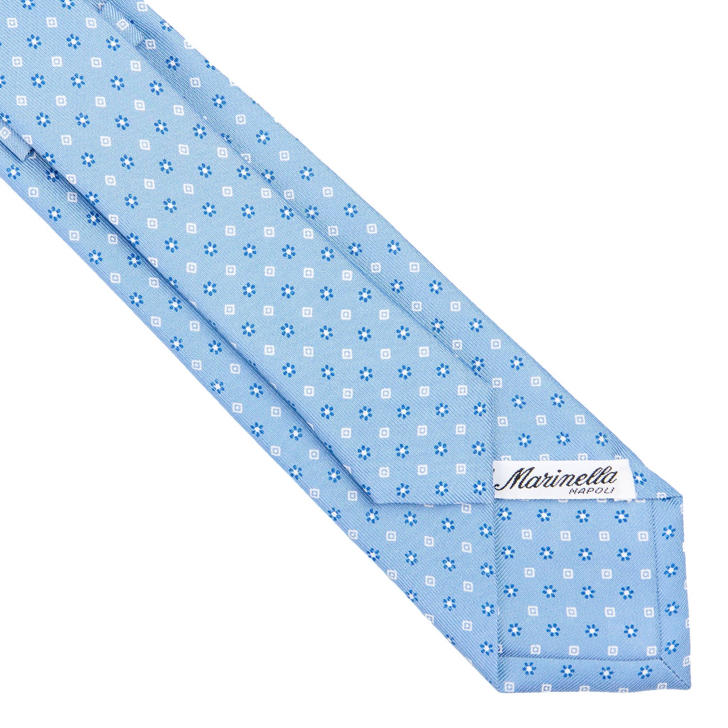 LIGHT BLUE SARTORIAL 7 CM SILK TIE - Image 4