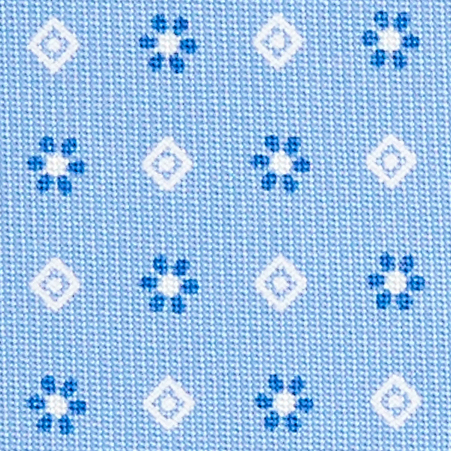 LIGHT BLUE SARTORIAL 7 CM SILK TIE - Image 5