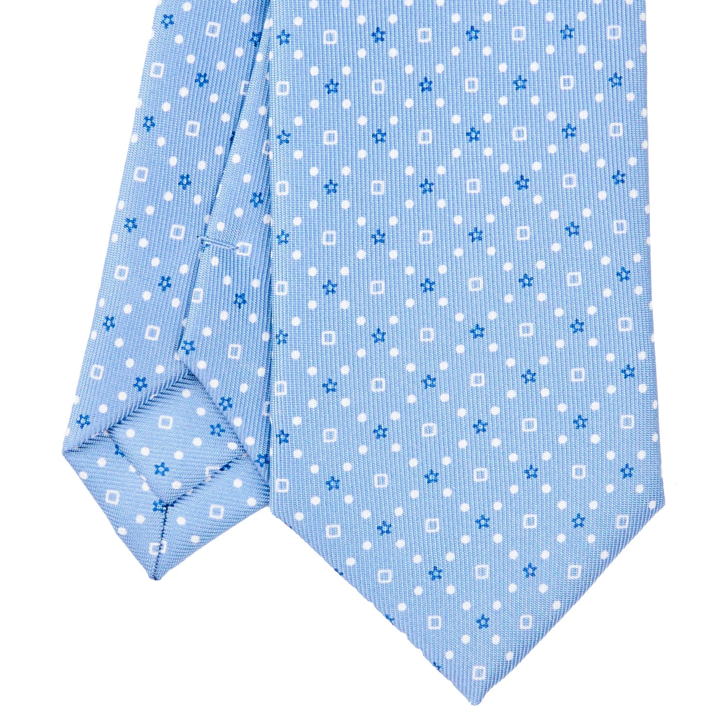 LIGHT BLUE SARTORIAL 7 CM SILK TIE