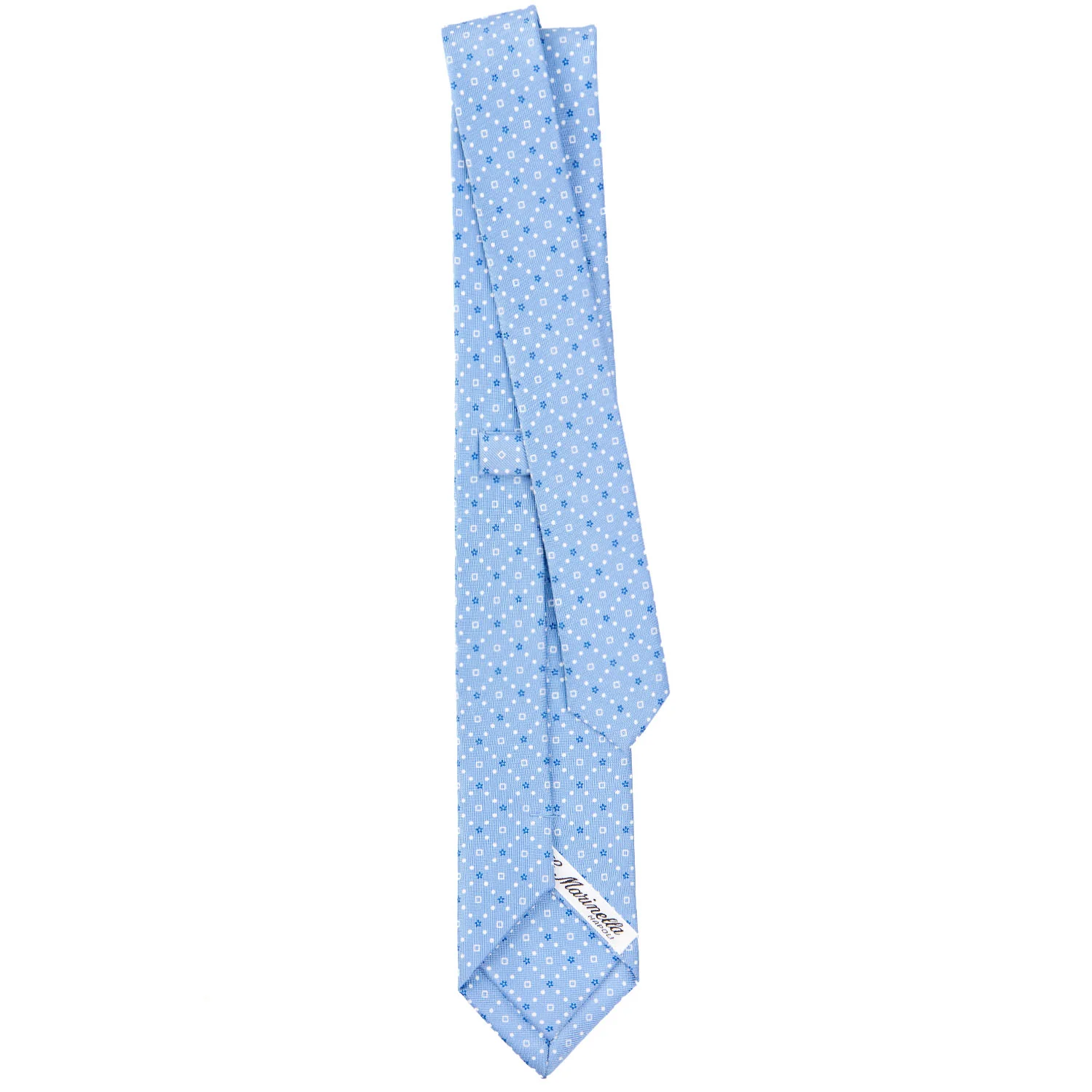 LIGHT BLUE SARTORIAL 7 CM SILK TIE - Image 3