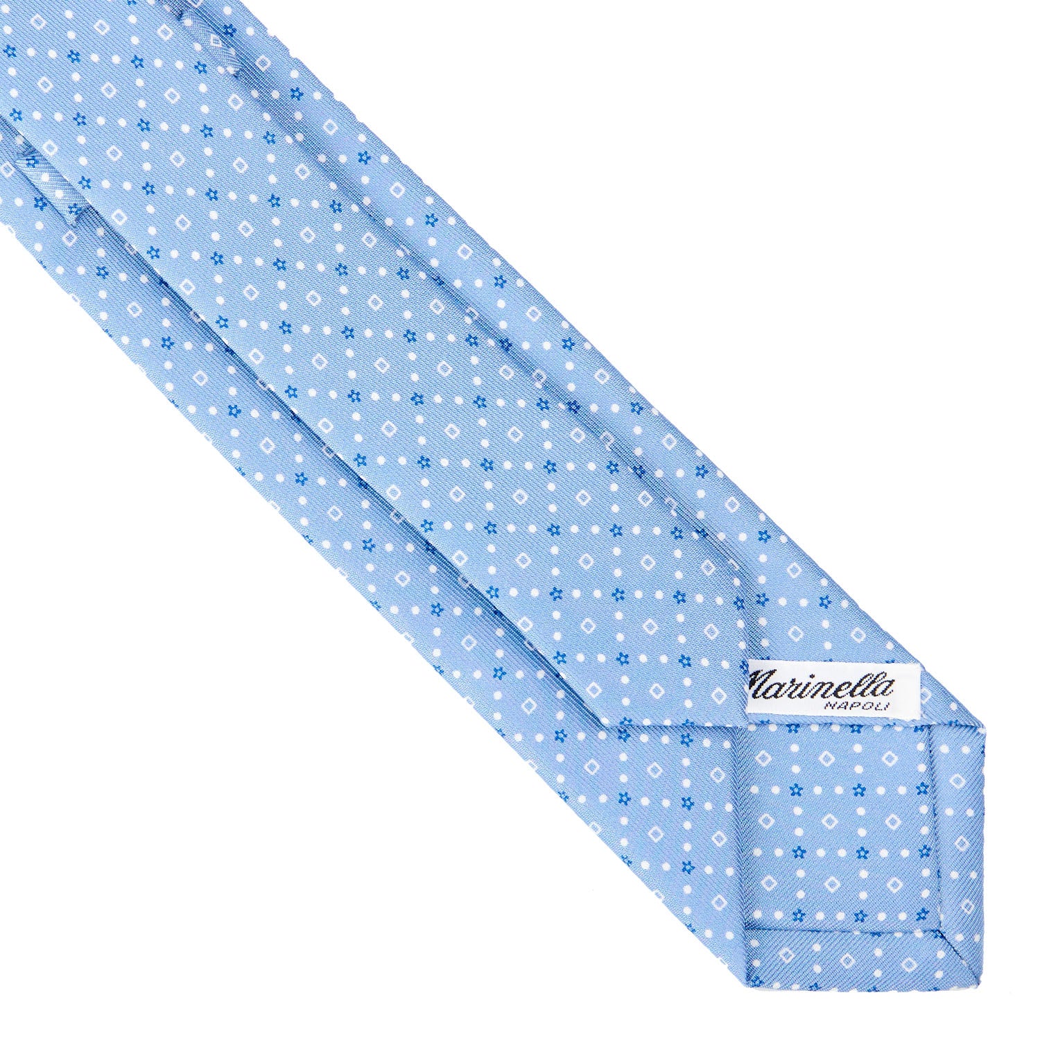 LIGHT BLUE SARTORIAL 7 CM SILK TIE - Image 4